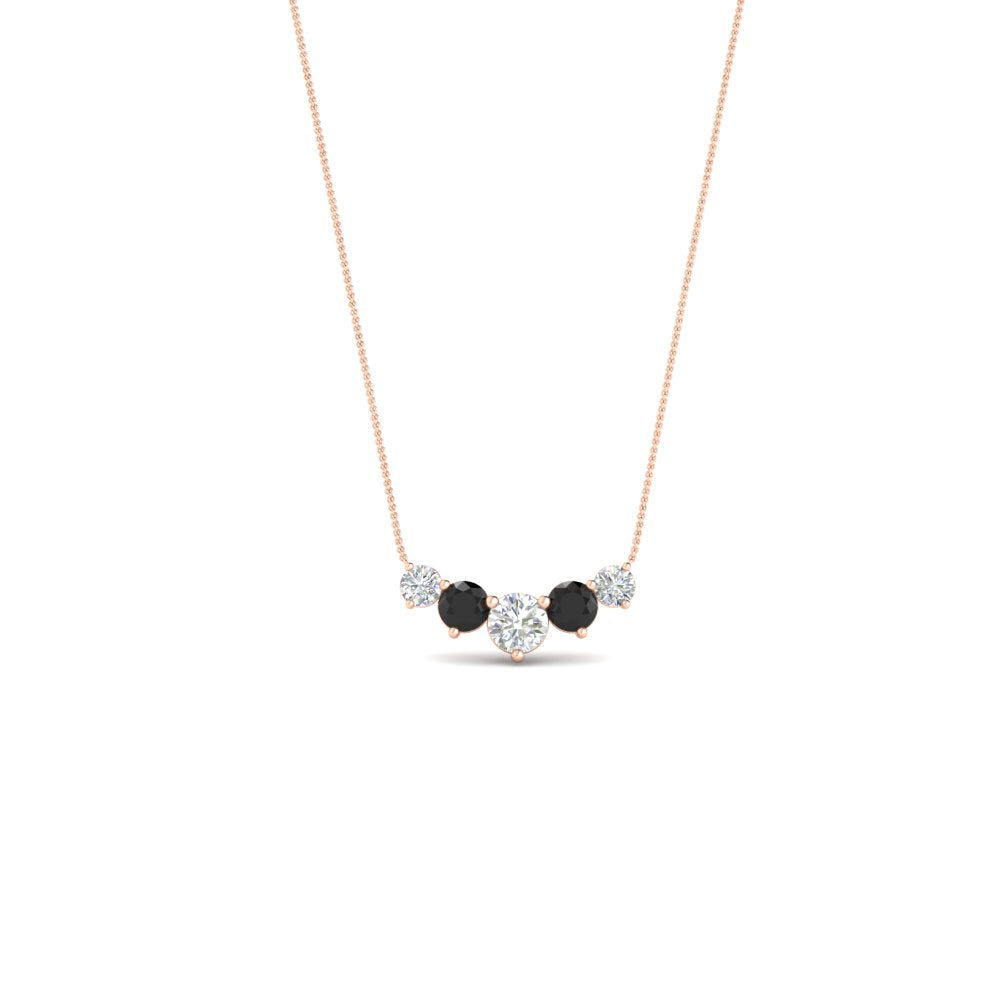 0.75 Carat Graduating Round Diamond Pendant