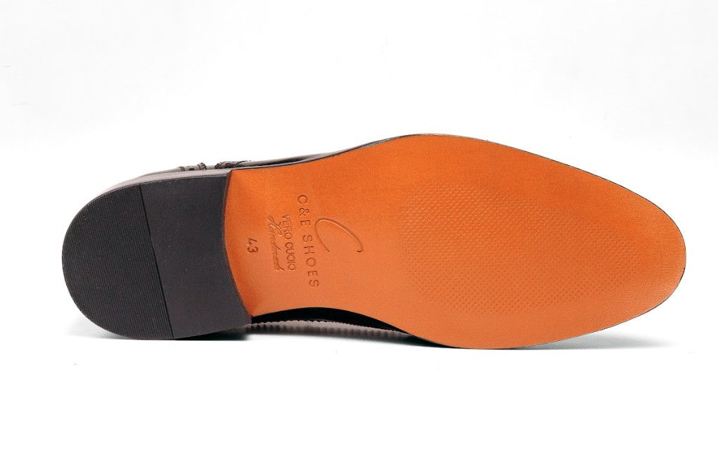 C Collection Calfskin Oxford - Black