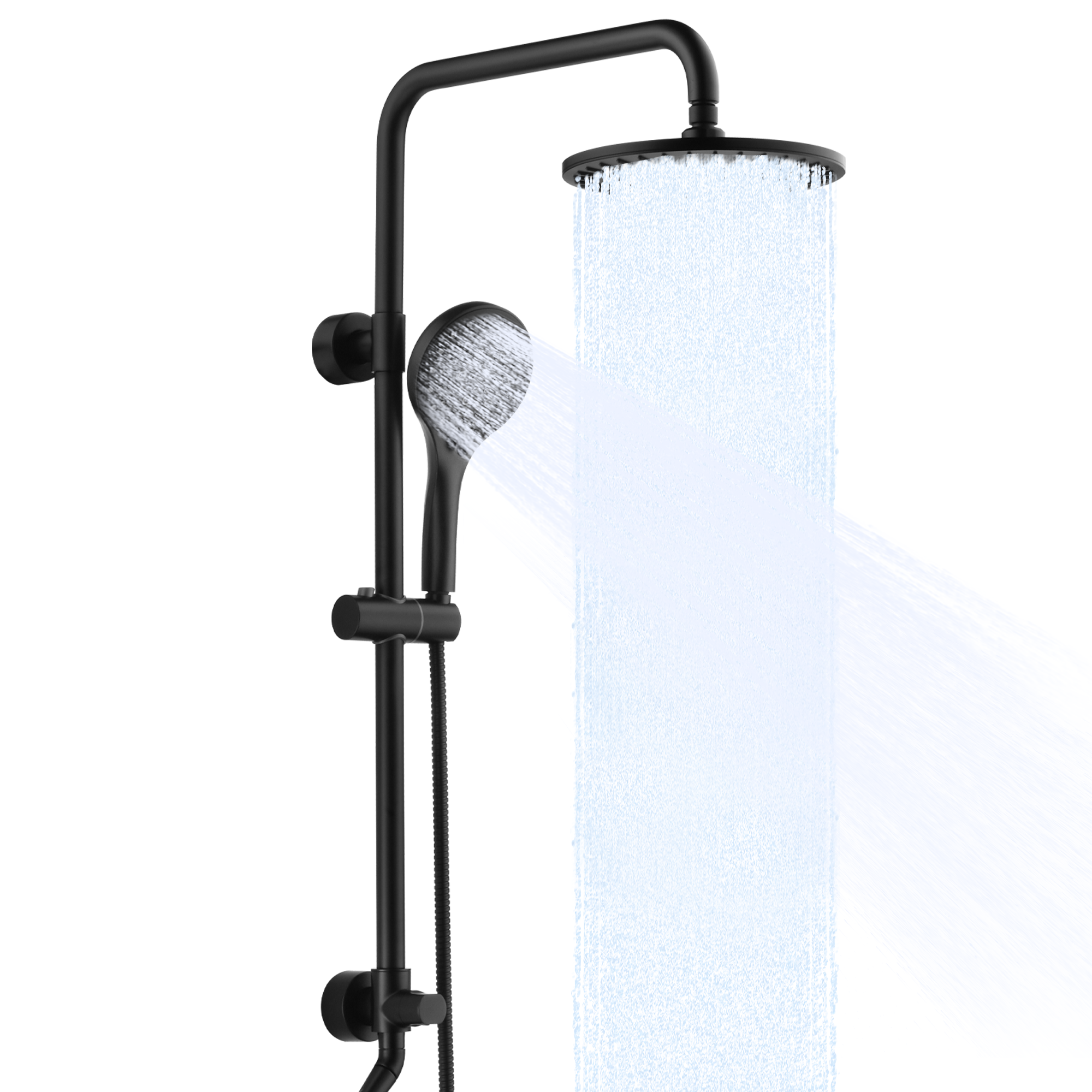 Shower System With Rain shower and Handheld Shower head,Hose