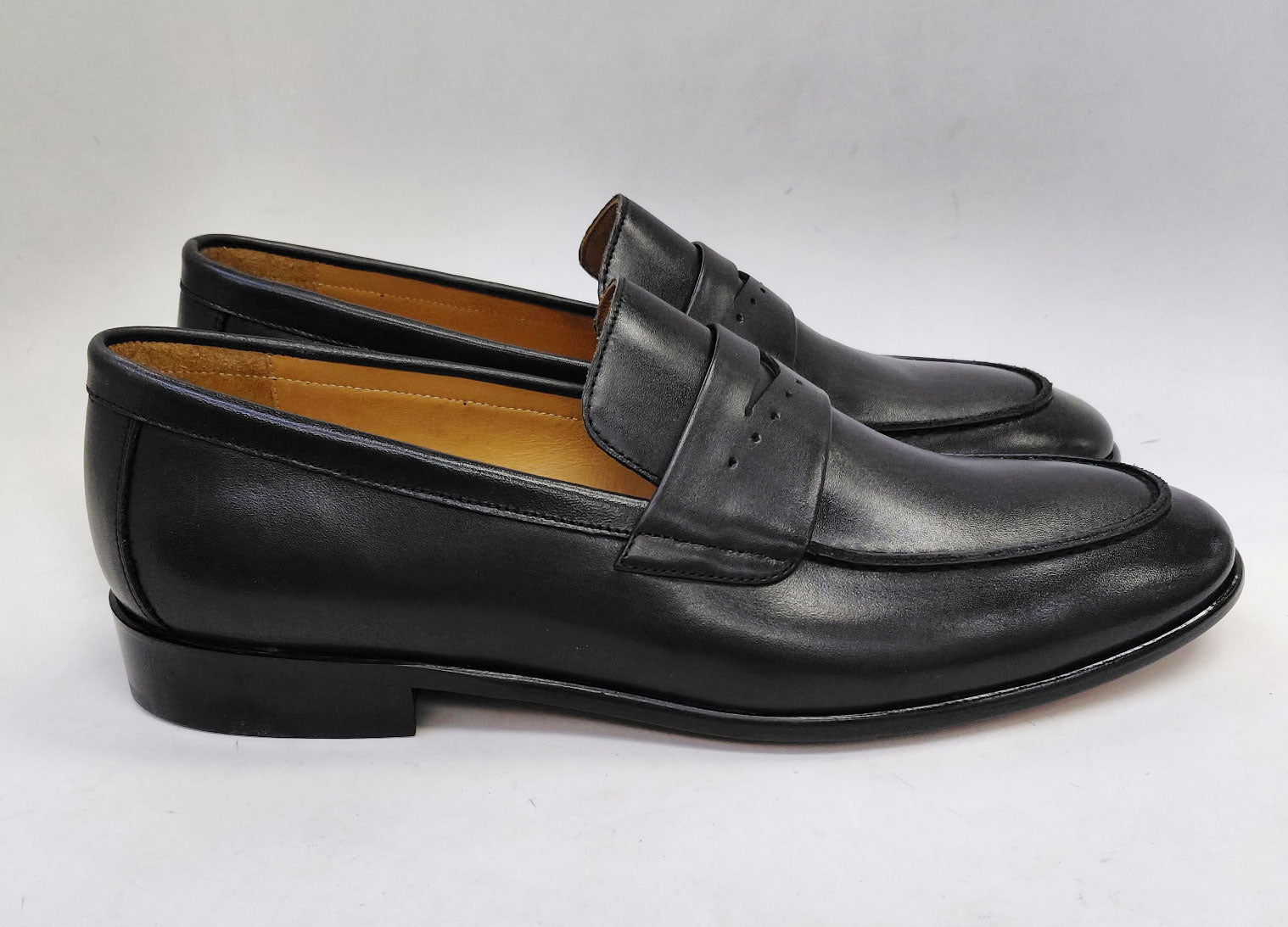 C Collection Calfskin Penny Loafer - Black