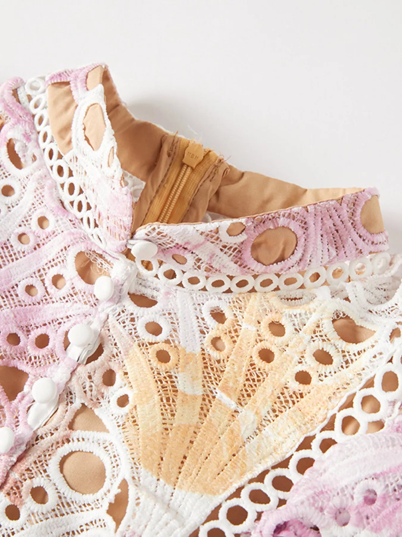 Floral Lace Detail Maxi Dress