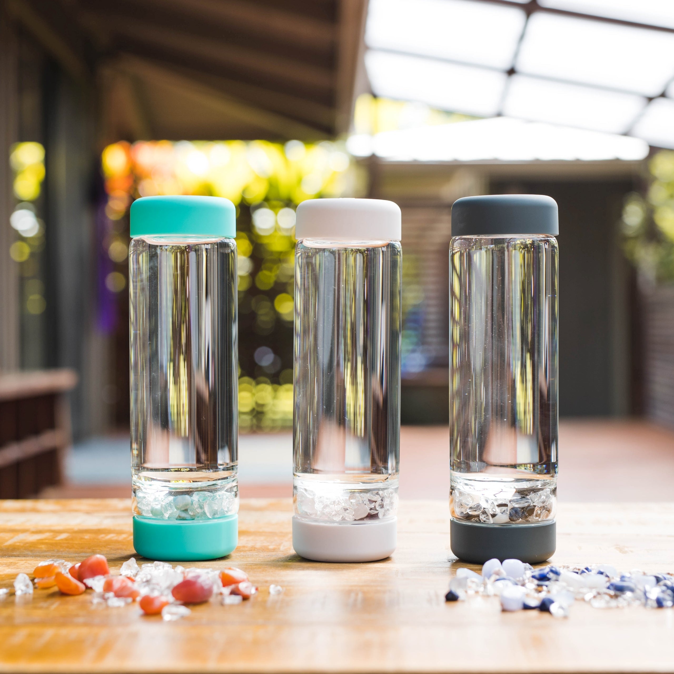 inu! CRYSTAL | The Original DIY Crystal Water Bottle with Clear Quartz
