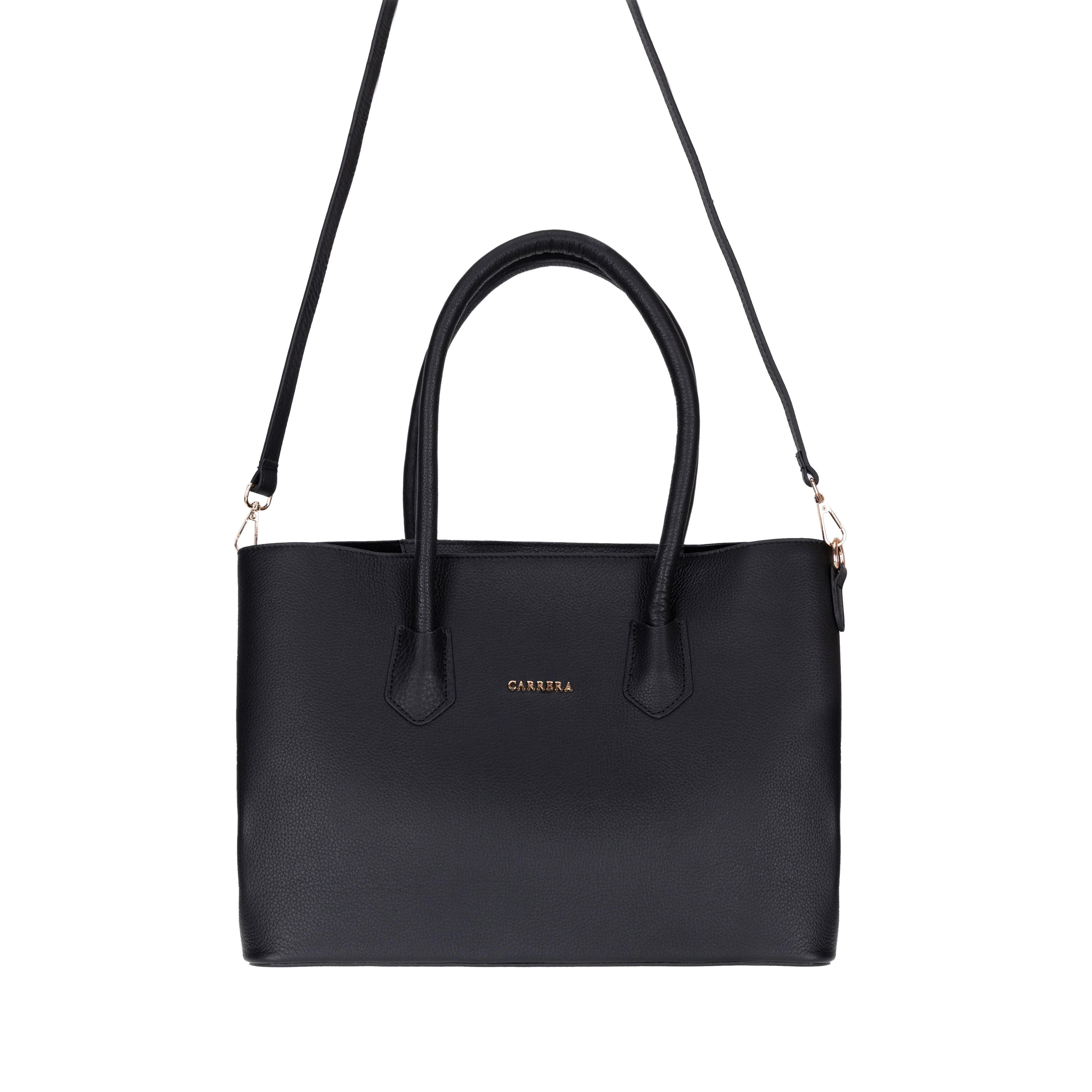 Carrera Novelya Women’s Leather Bag – Full-Grain Calf Leather Top Handle Bag for Elevated Everyday Carry | Minimal & Handcrafted