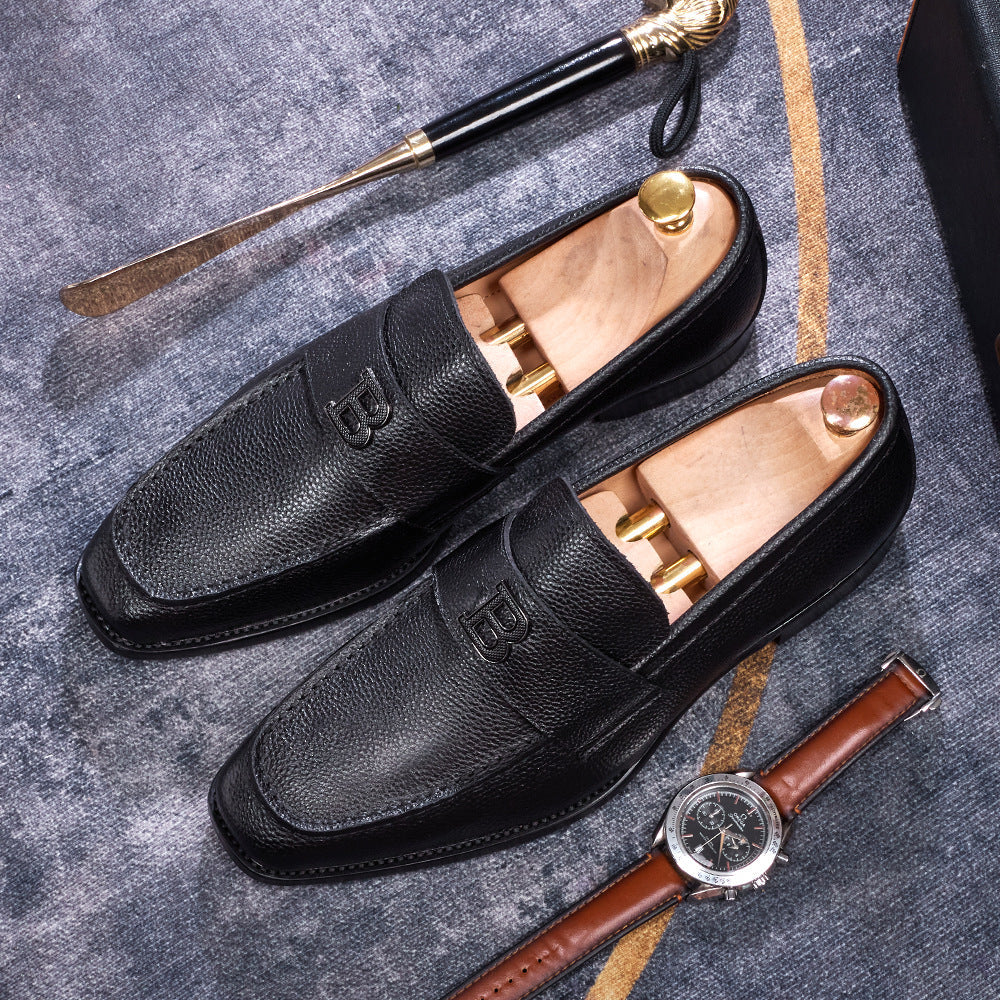 Mens Loafers Featuring A Genuine Leather Sole And Crafted Entirely From Cowhide