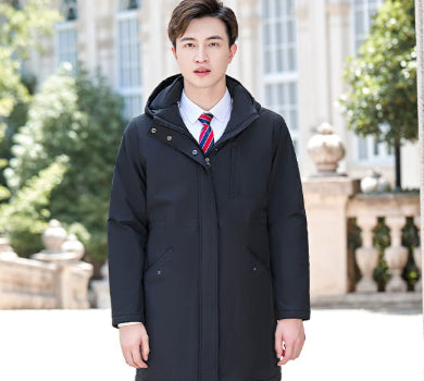 Men's And Women's Parka Thickened Cotton-padded Clothes Winter Warm-keeping Clothing Overalls