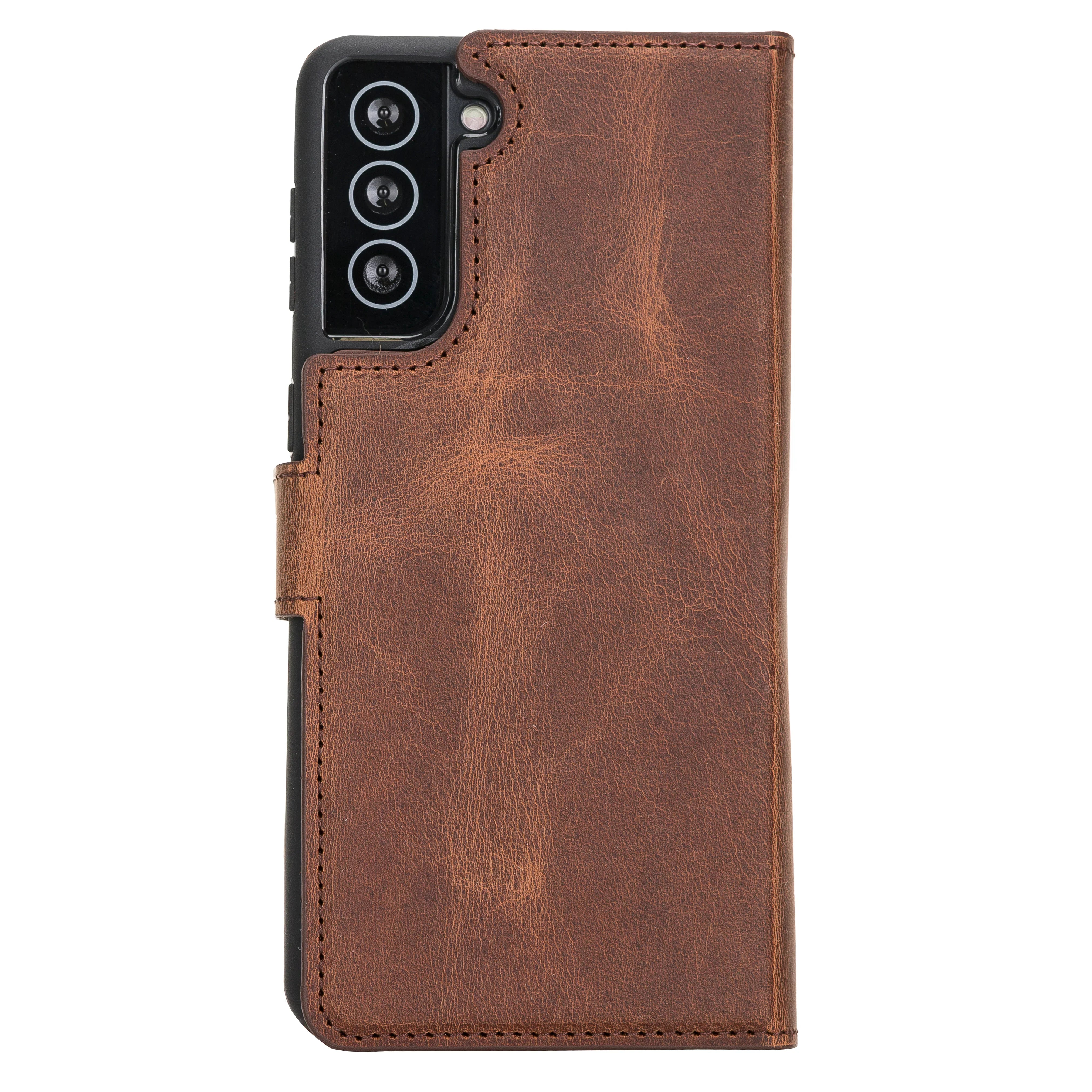 Samsung Galaxy S21 Plus Leather Wallet Case Detachable RFID – Santa