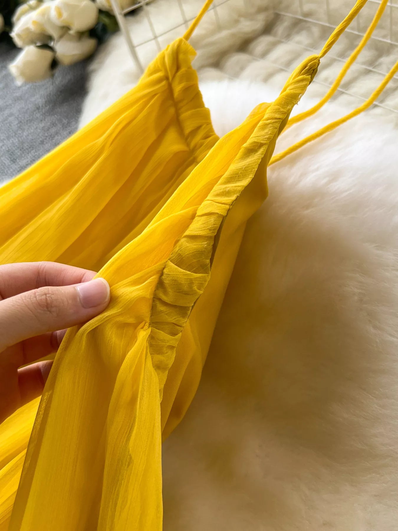 Backless Halter Neck Dress