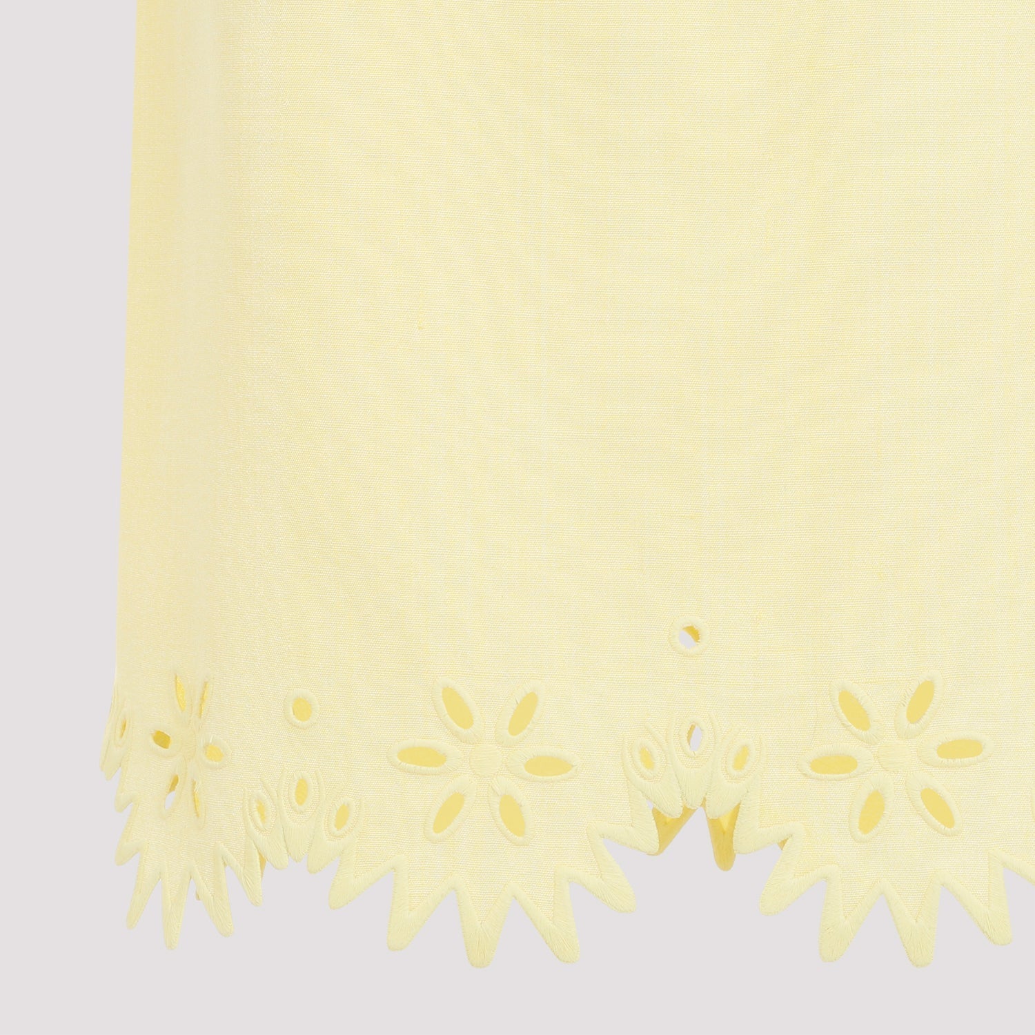 Bottega Veneta Grainy English Embroidery Midi Skirt Women