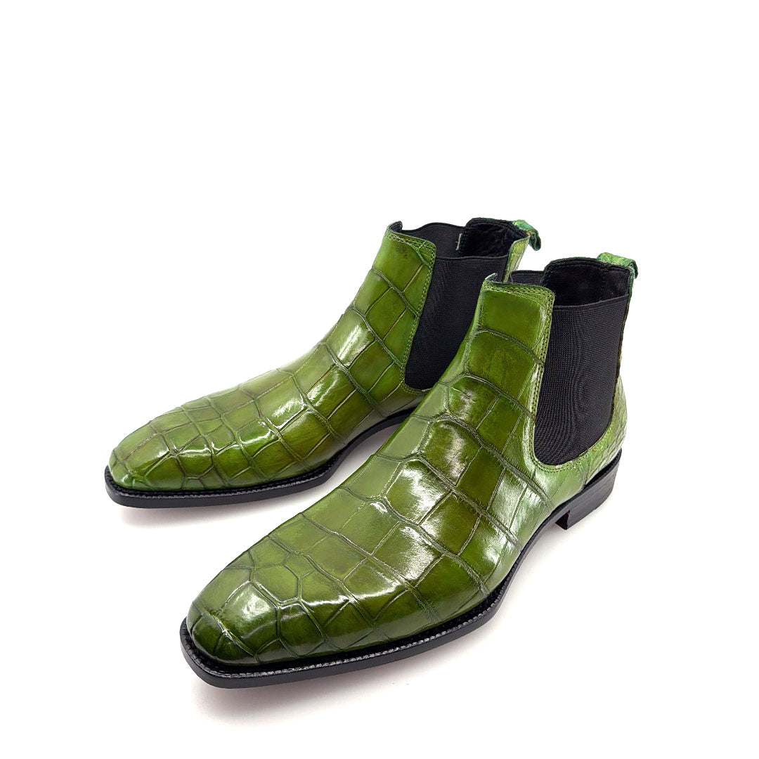 Maurice Austin Custom Alligator Boot - Green