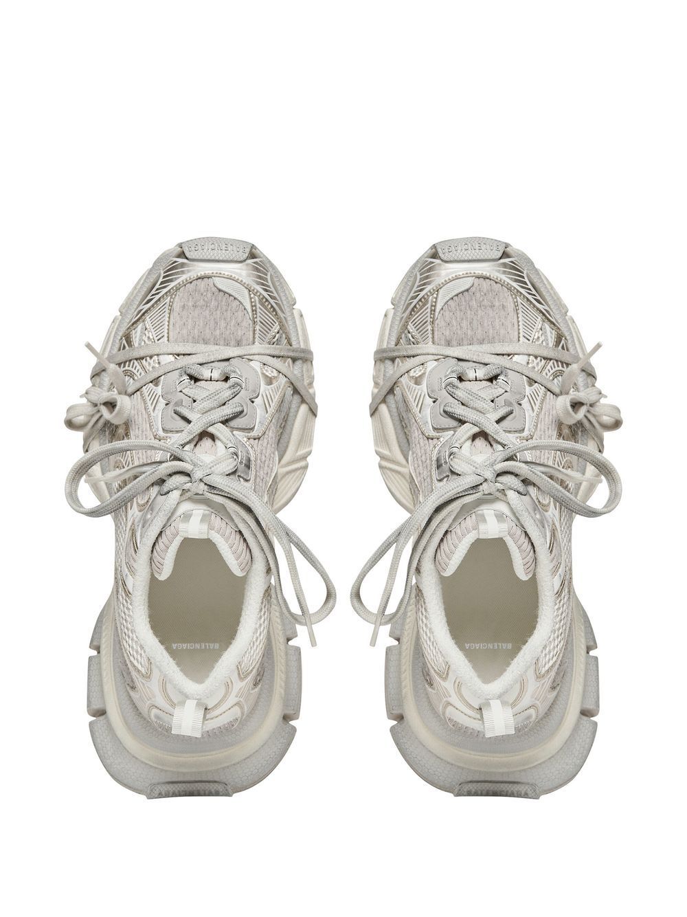 Balenciaga Women 3Xl Worn-Out Effect Mesh Sneakers