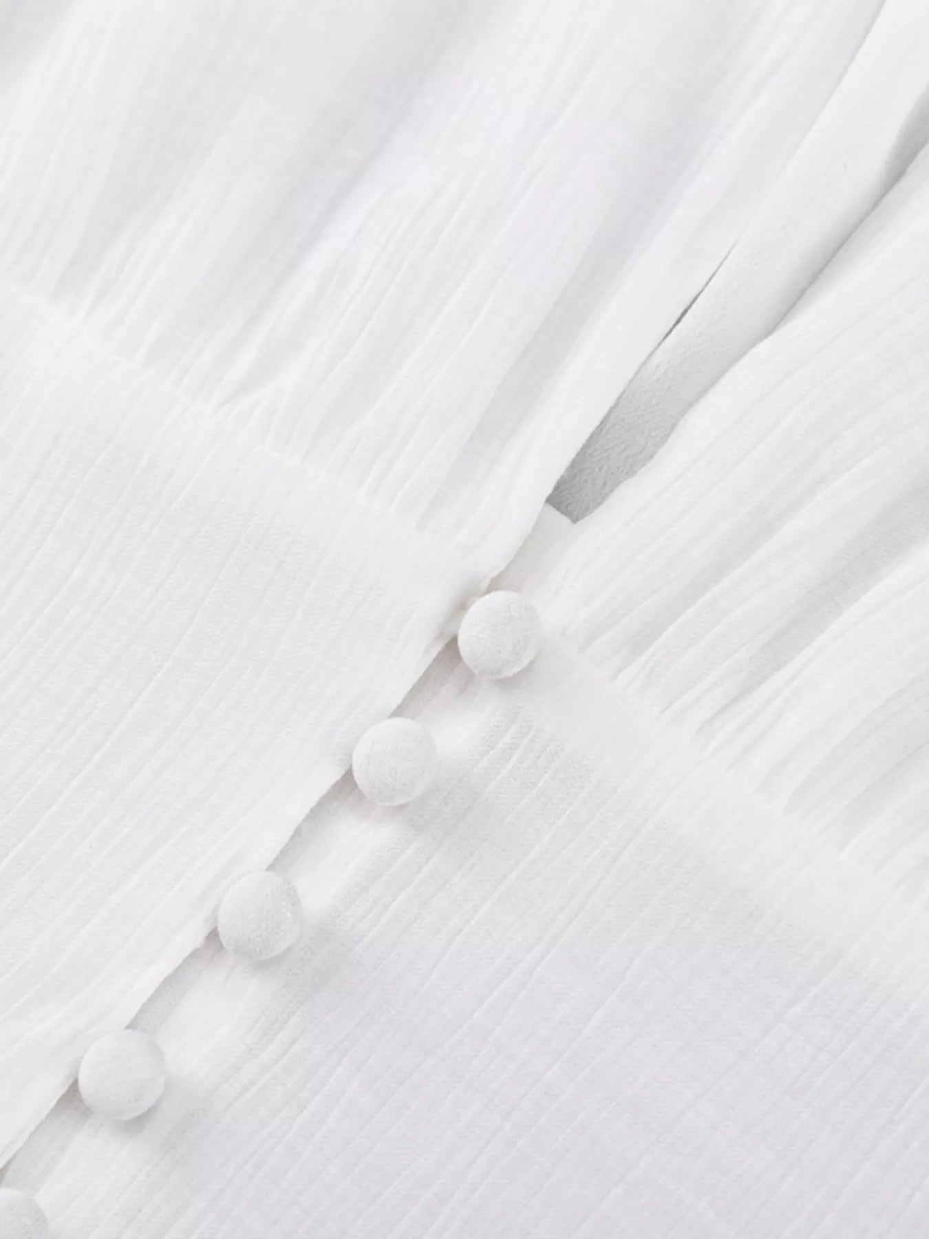 Slit Puff Sleeve Maxi Dress
