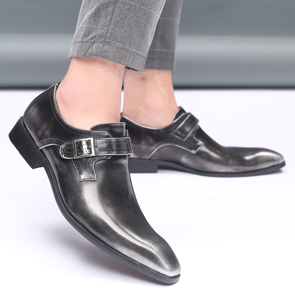 Business-casual Formal Mens Leather Shoes