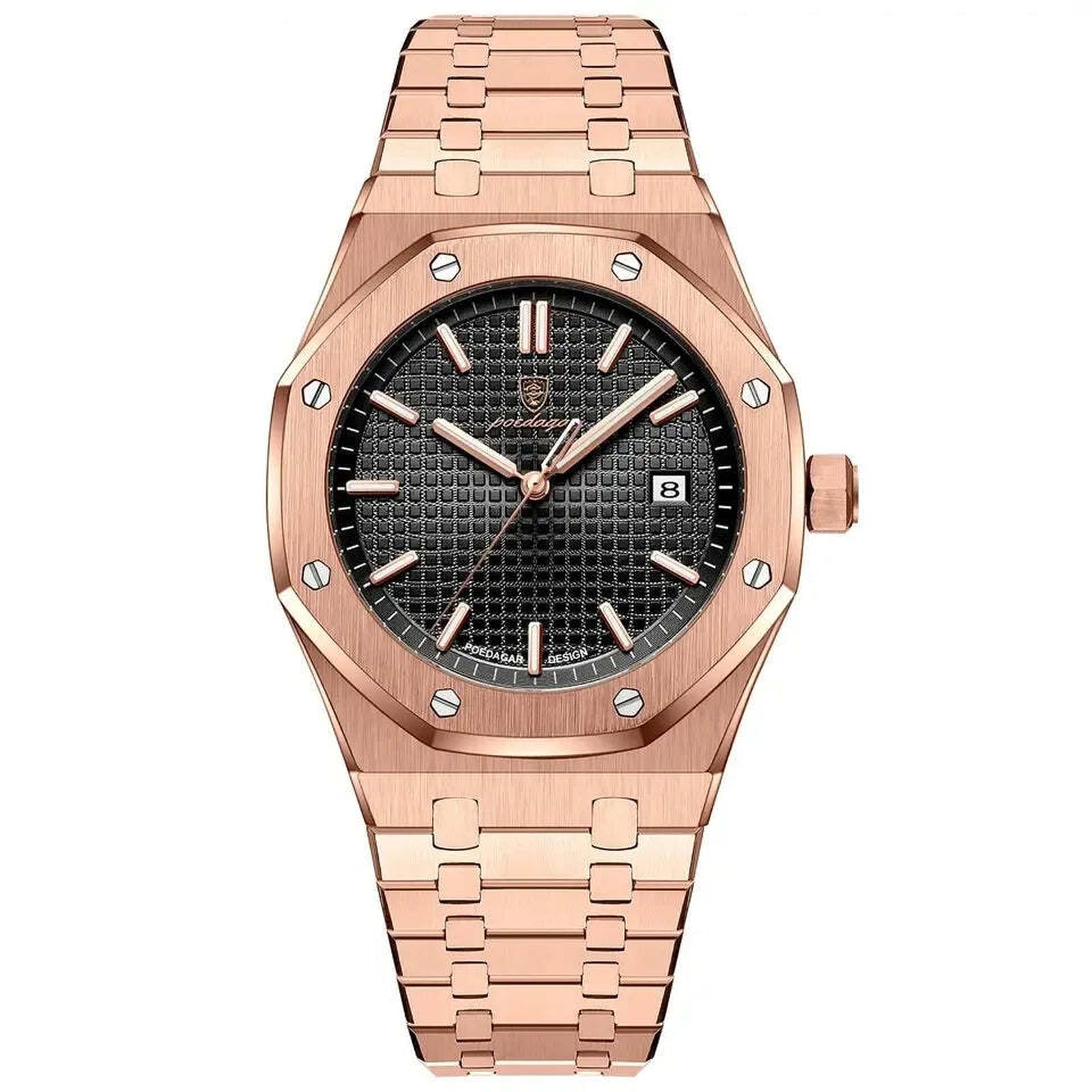 Premium Men's Waterproof Luminous Watch - Elegant Quartz Timepiece