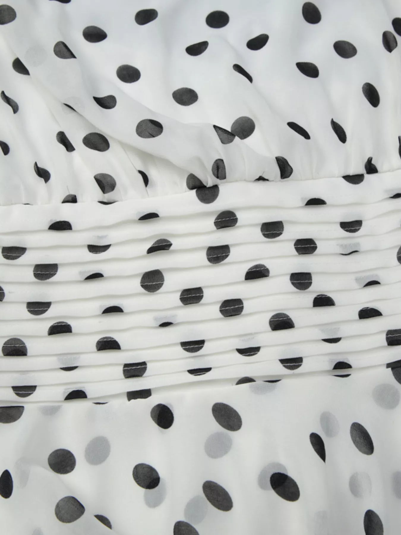 Polka Dot Halter Neck Ruffle Dress