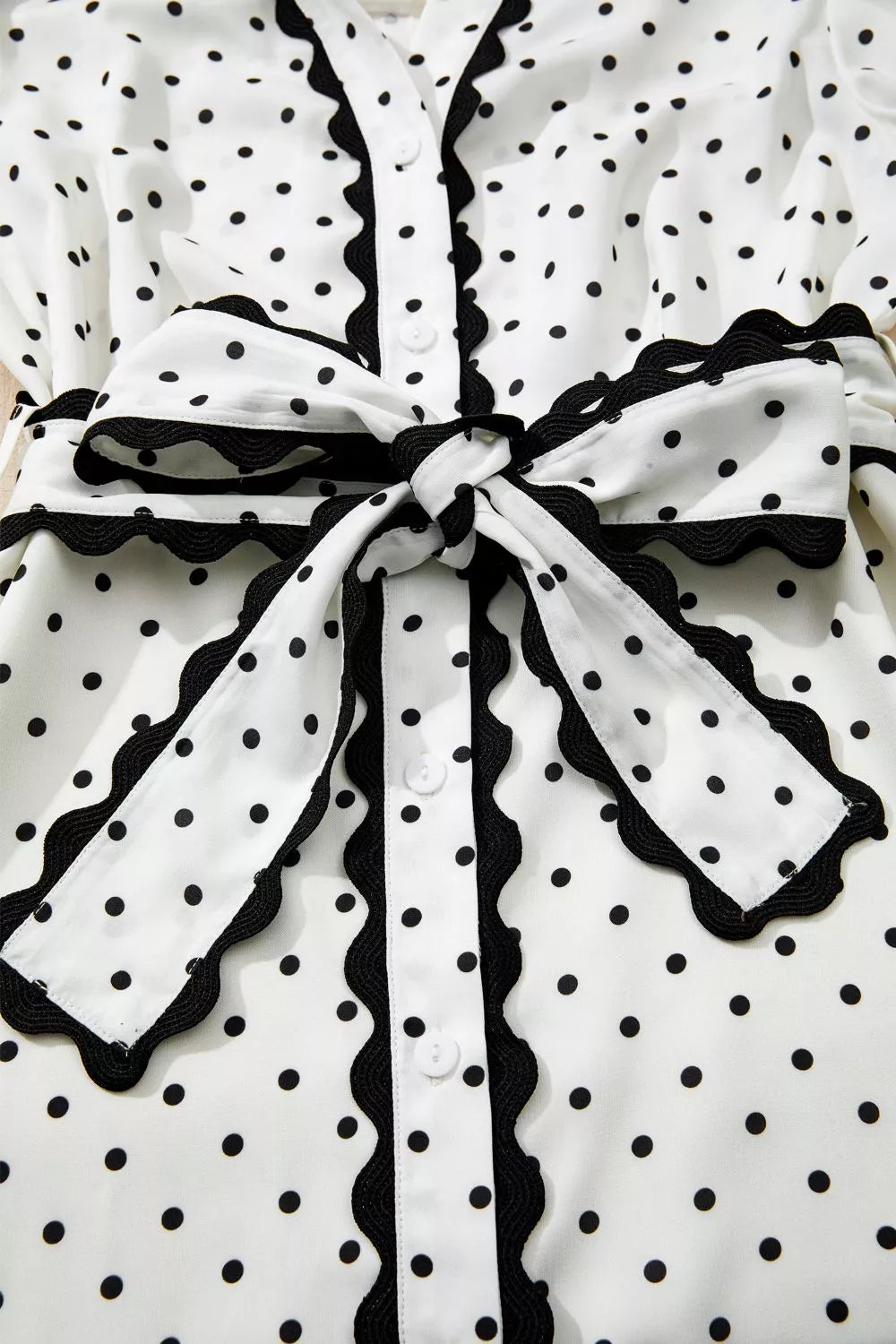 Polka Dot Half Sleeve Midi Dress