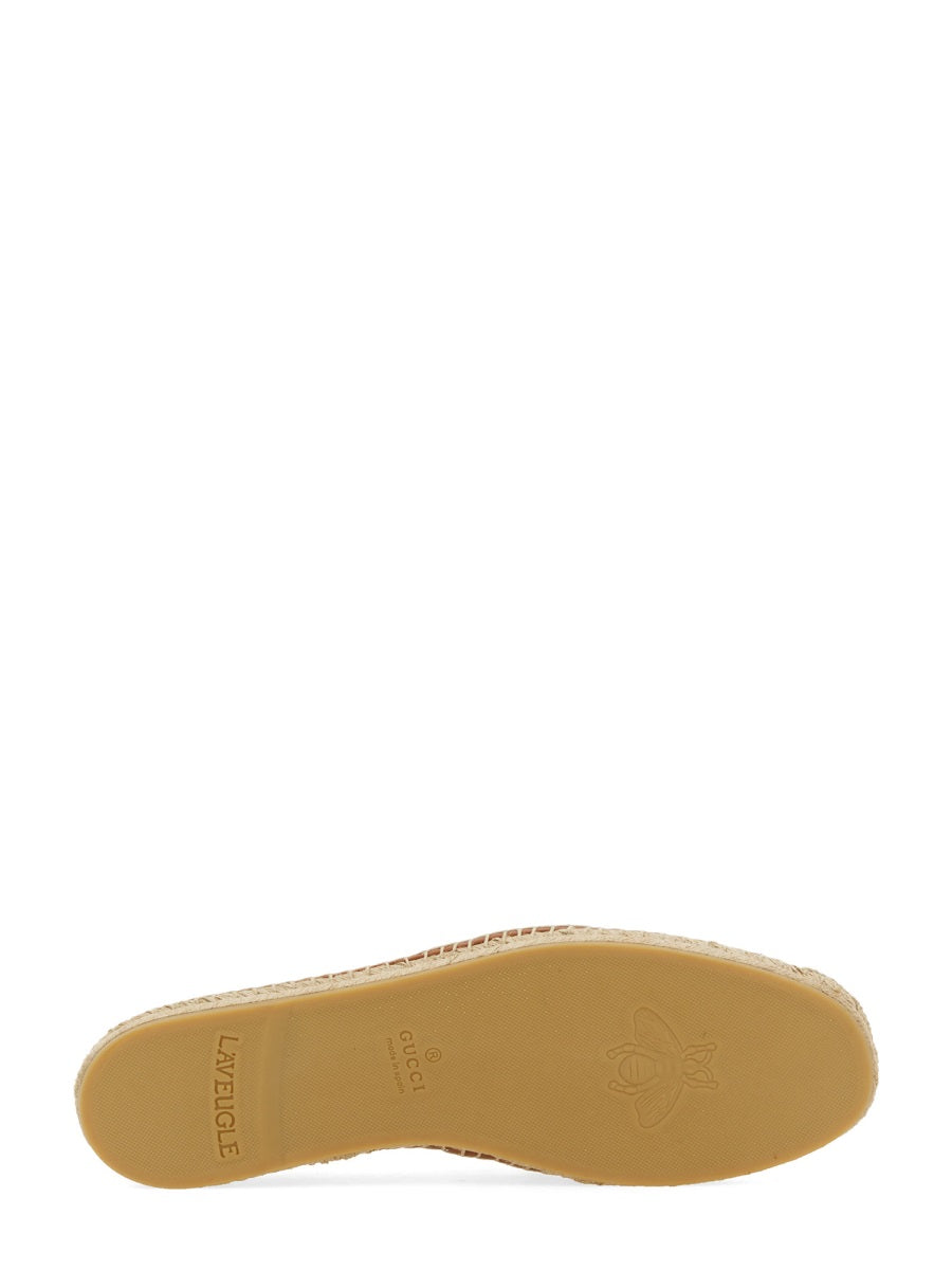 Gucci Men Espadrilles With Cross Gg