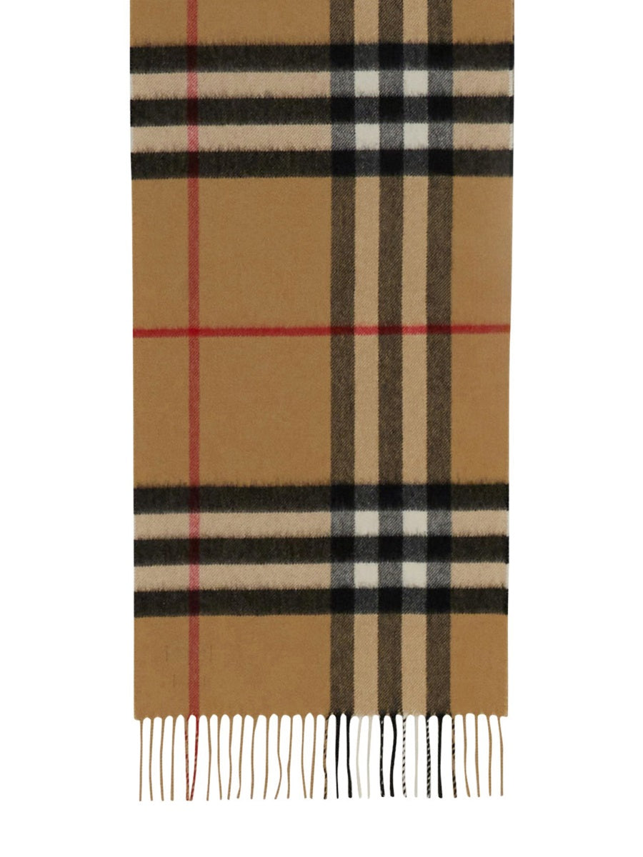 Burberry Men Cashmere Check Scarf