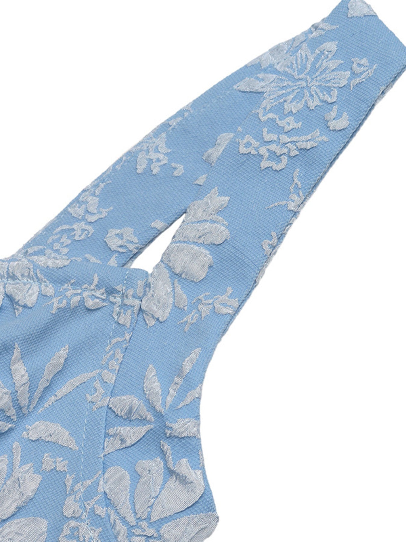 Floral Tie-Front A-Line Midi Dress