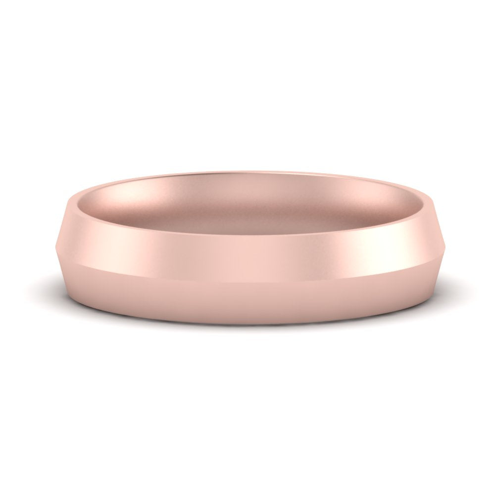 Comfort Fit Knife Edge Mens Band