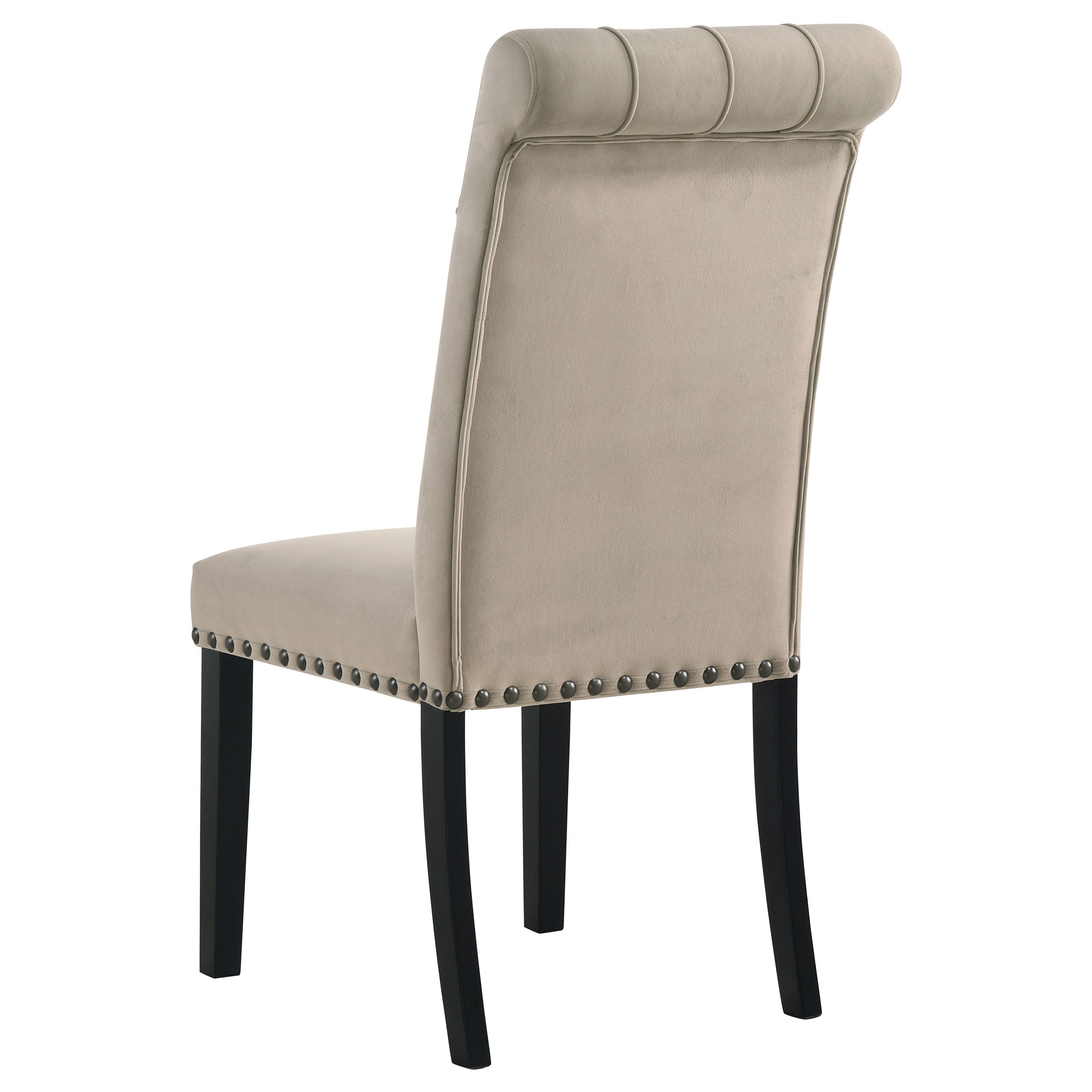 Alana Velvet Upholstered Dining Side Chair Sand (Set of 2)
