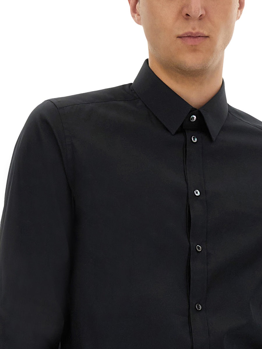 Dolce & Gabbana Men Gold Fit Cotton Shirt