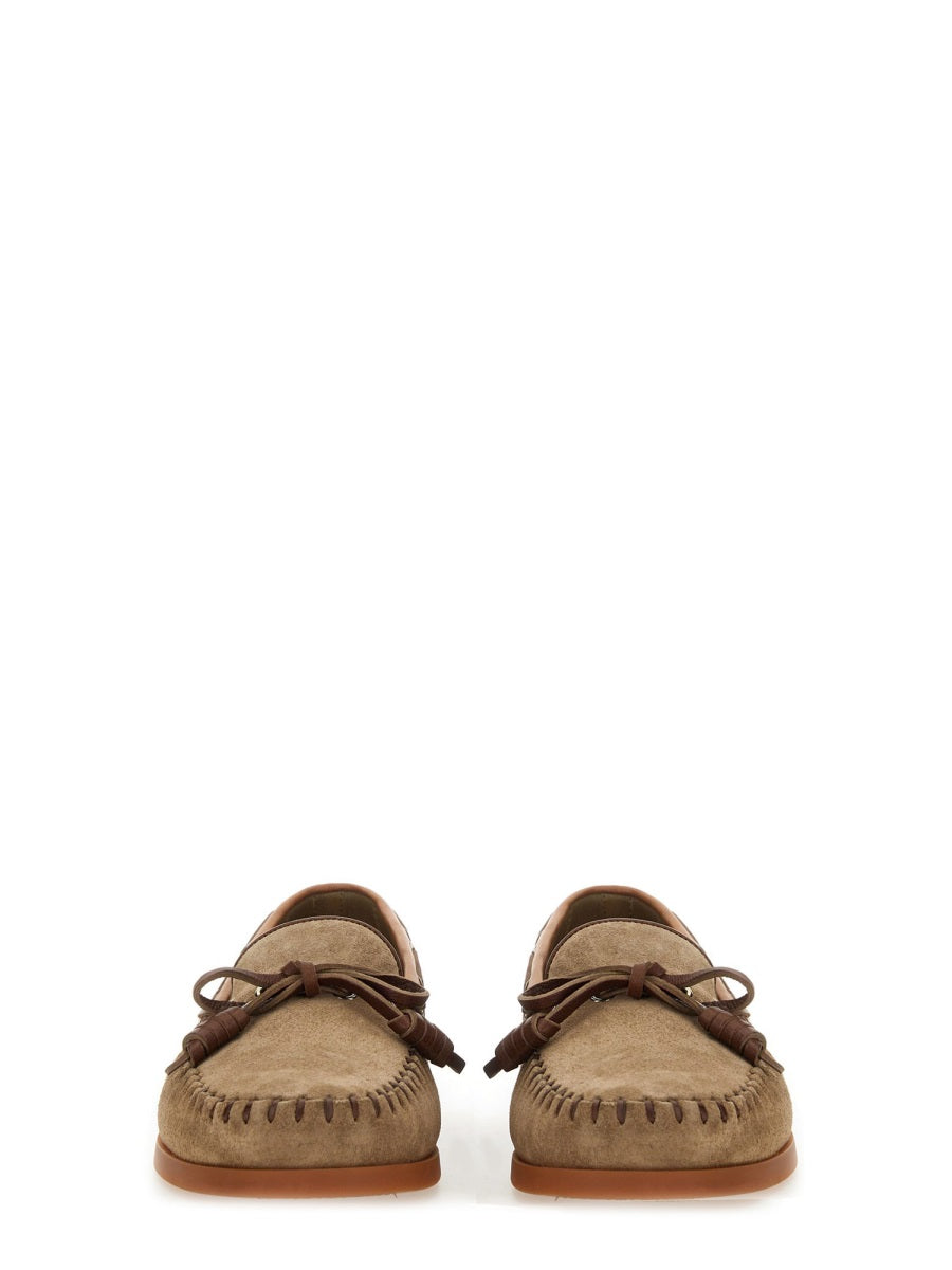 Valentino Garavani Men "Palm Avenue" Boat Moccasin