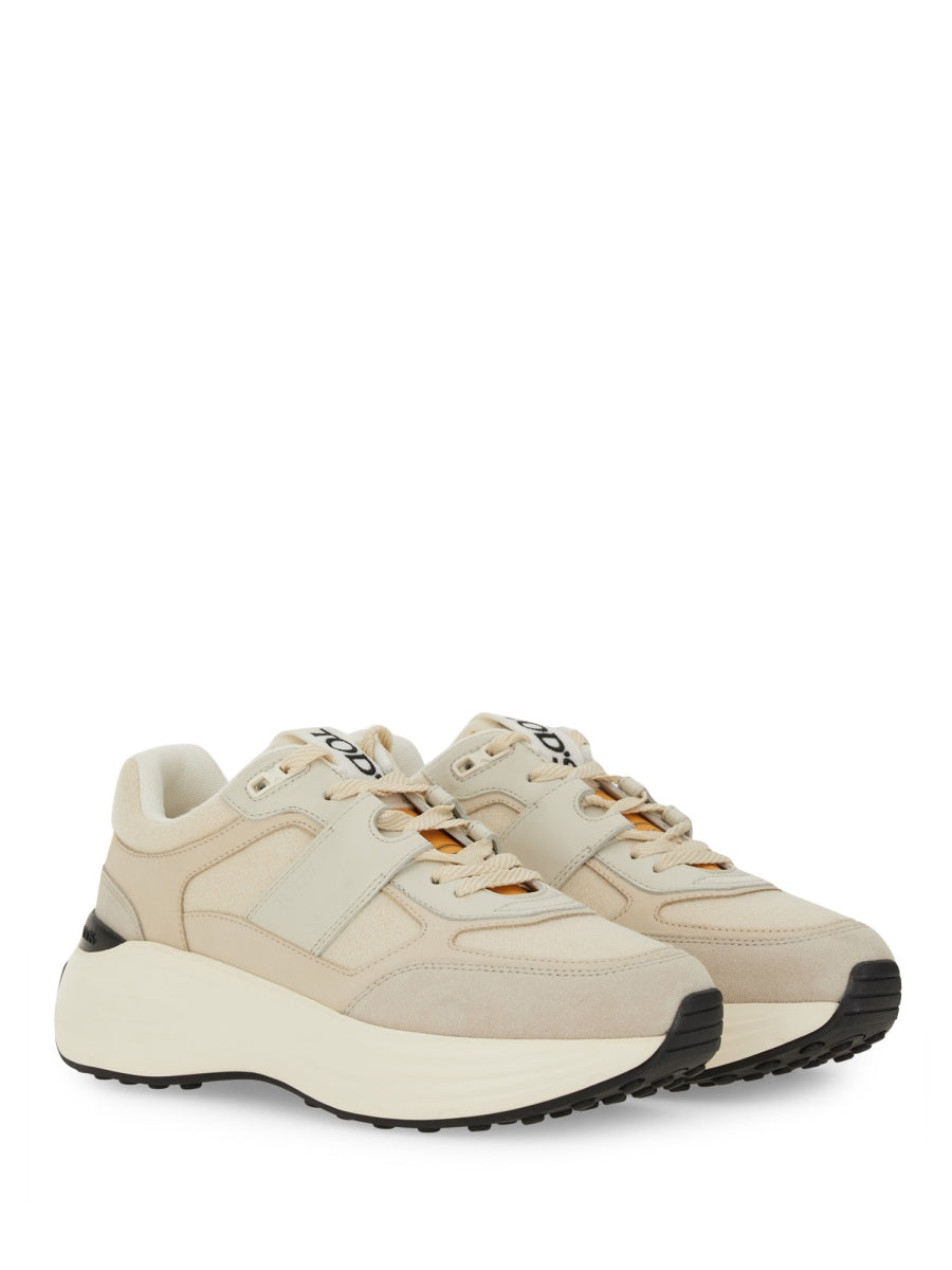 Tod's Women Fabric And Suede Sneaker