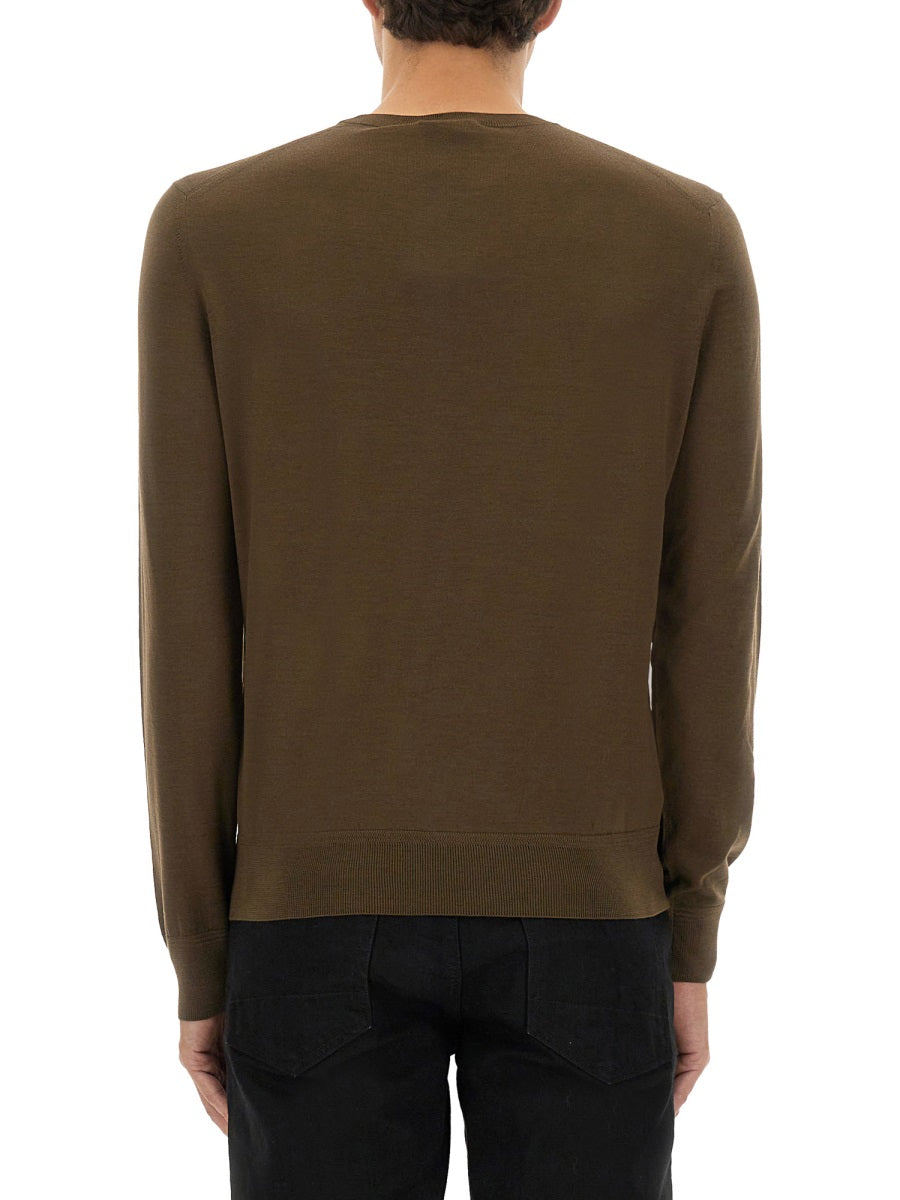 Tom Ford Men Fine Merino Virgin Wool Sweater
