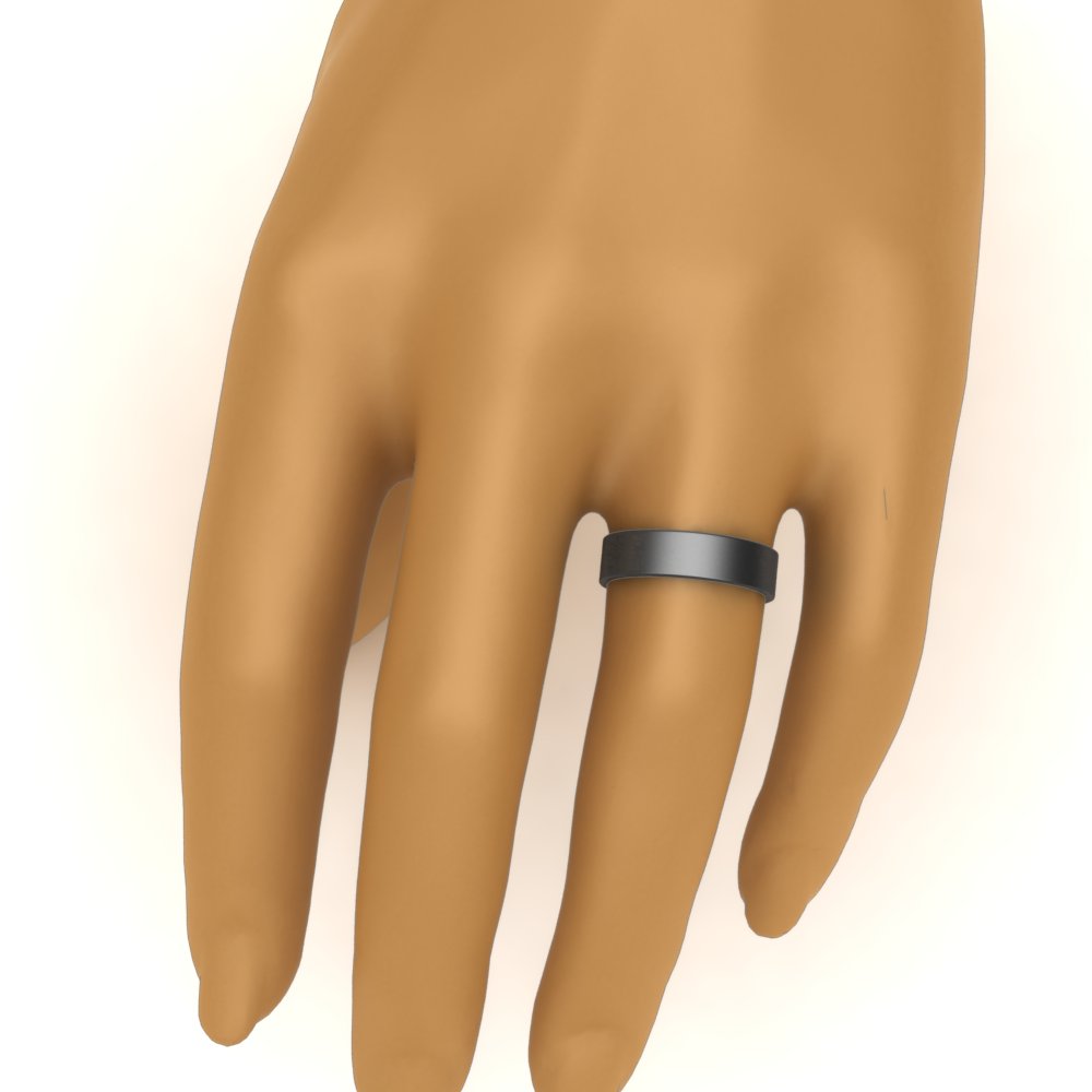 Light Weight Flat Mens Wedding Band