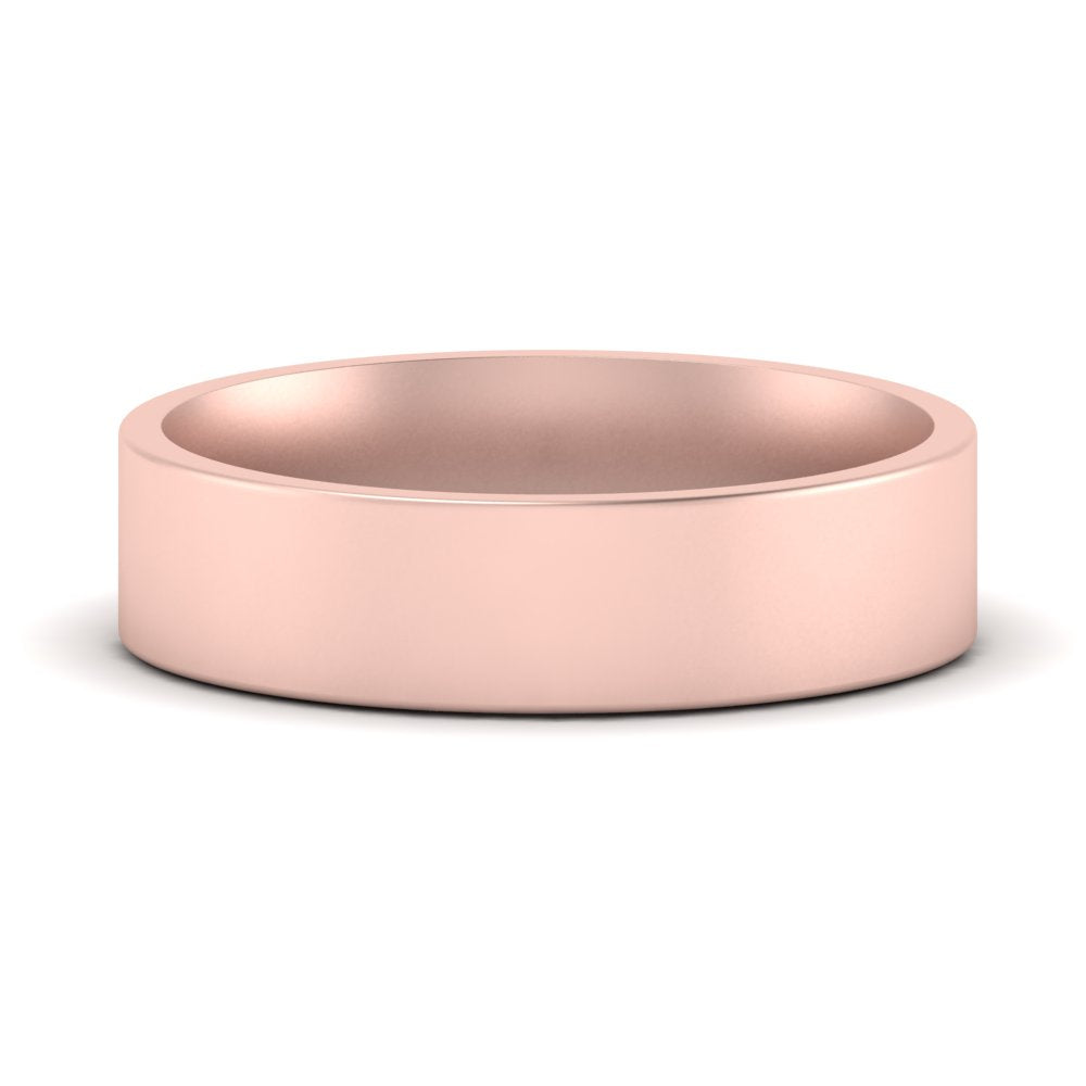 Light Weight Flat Mens Wedding Band