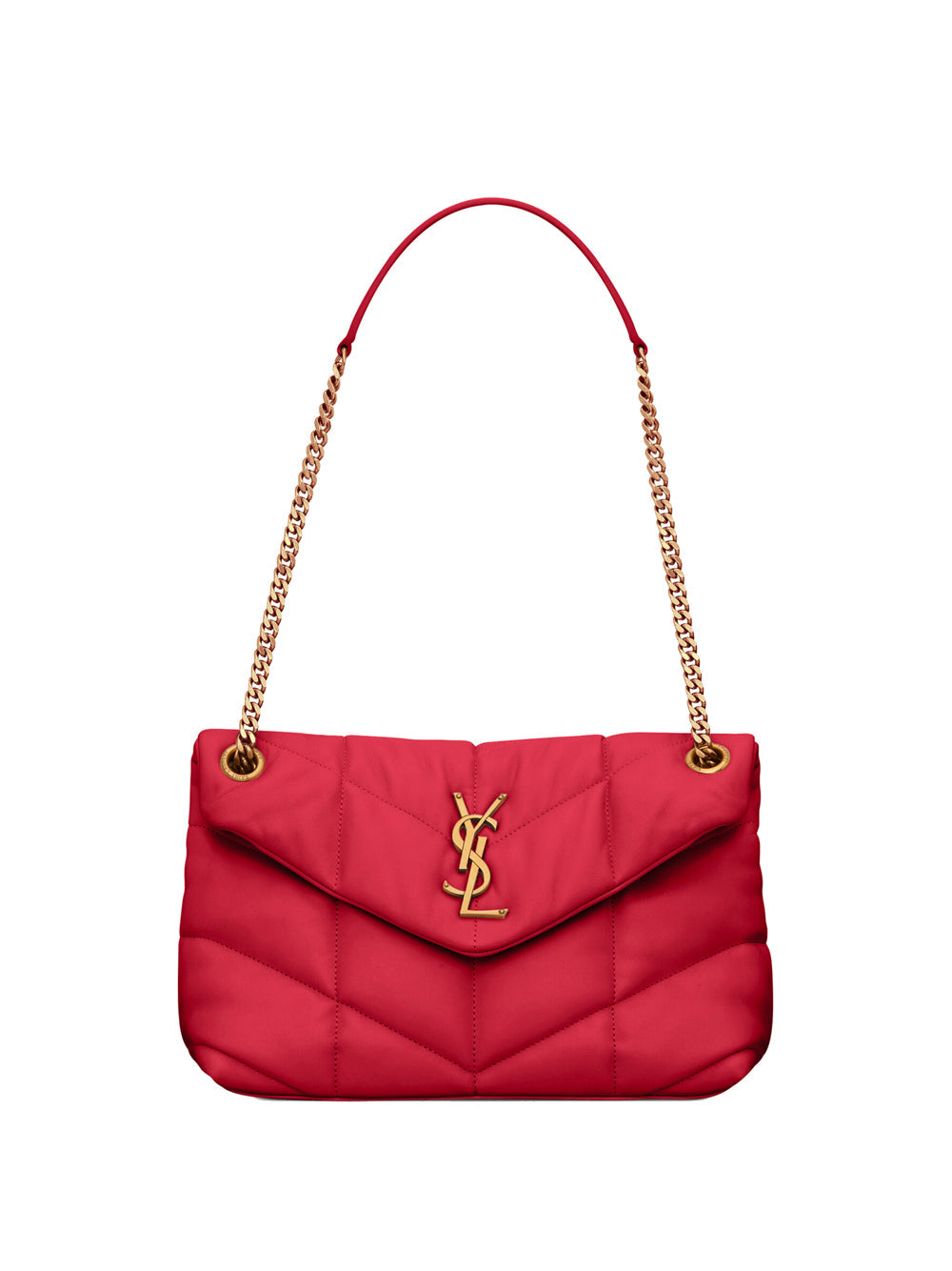 Saint Laurent Women Small Loulou Puffer Bag In Nappa Leather