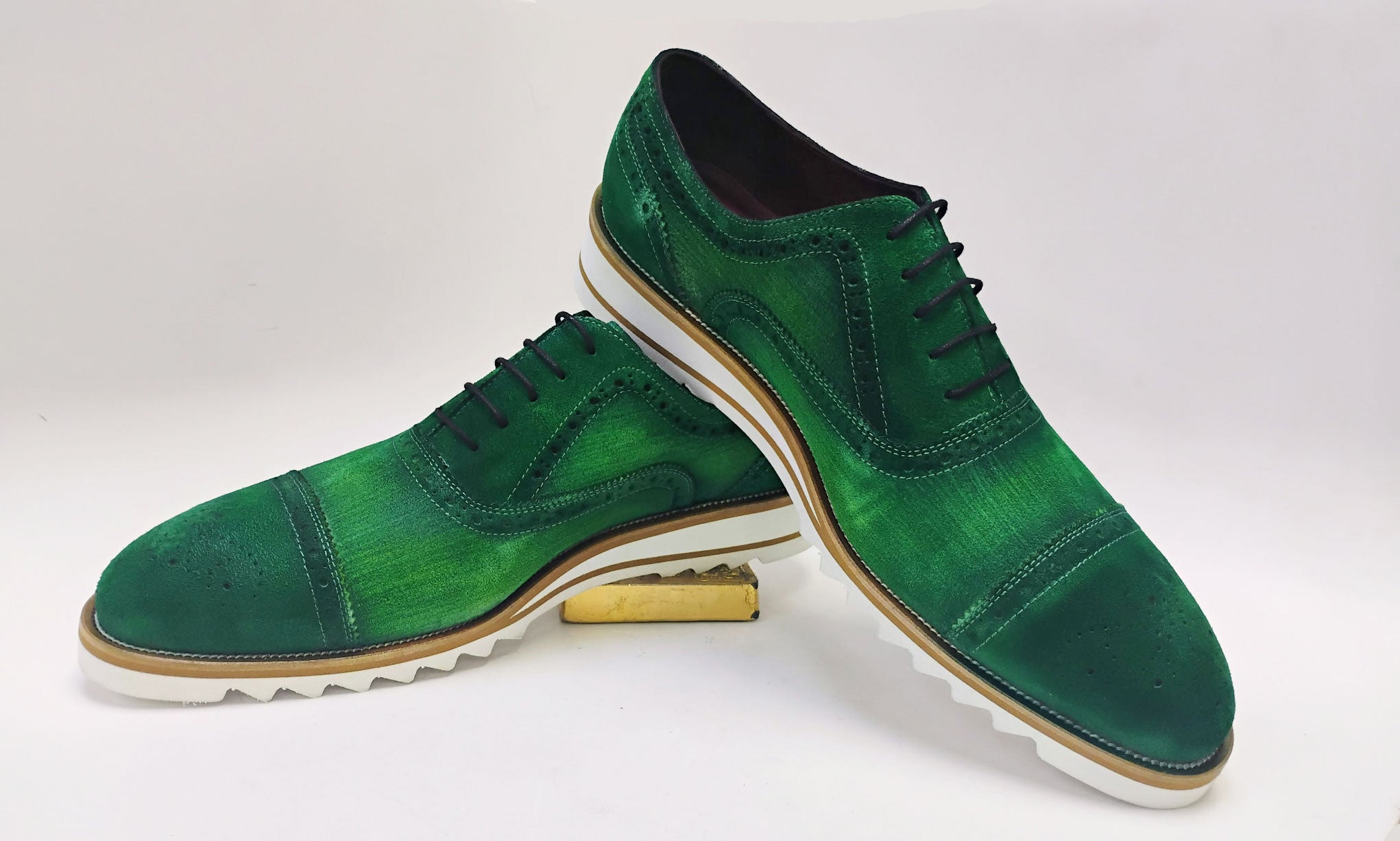 C Collection Suede Oxford - Green