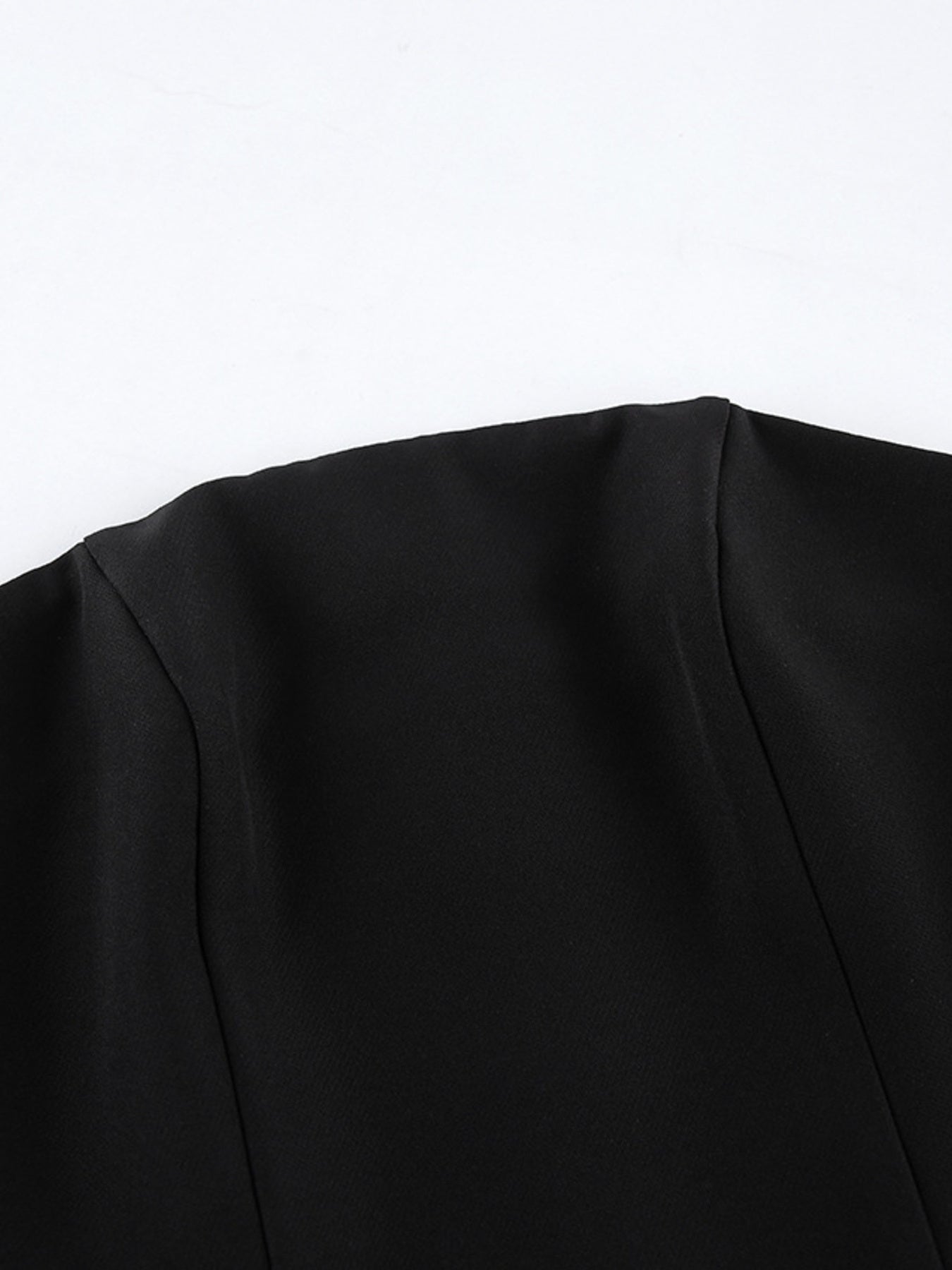 Pleated Detail Tube Mini Dress