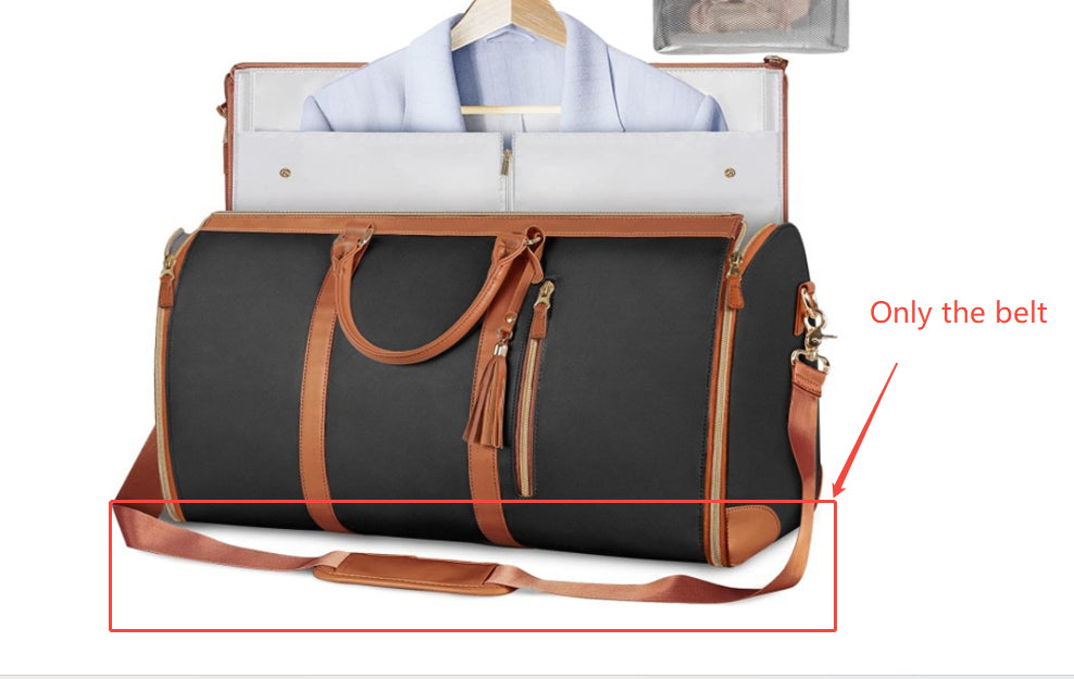 Women's Large Capacity Travel Duffle and Garment Bag Handbag