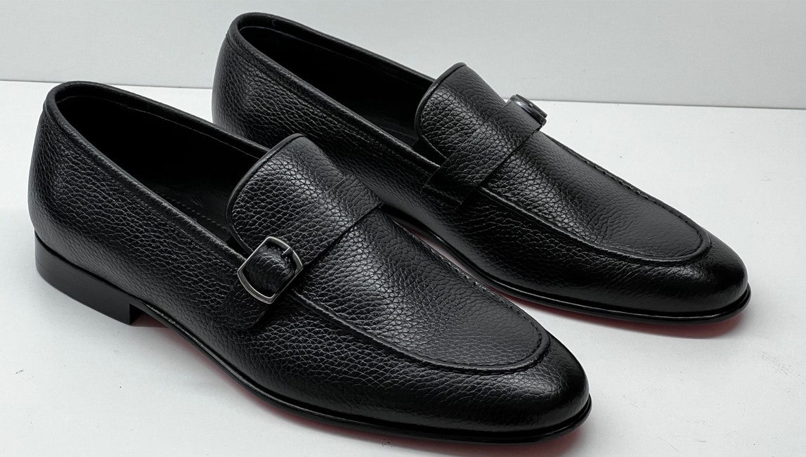 C Collection Deerskin Loafer - Black