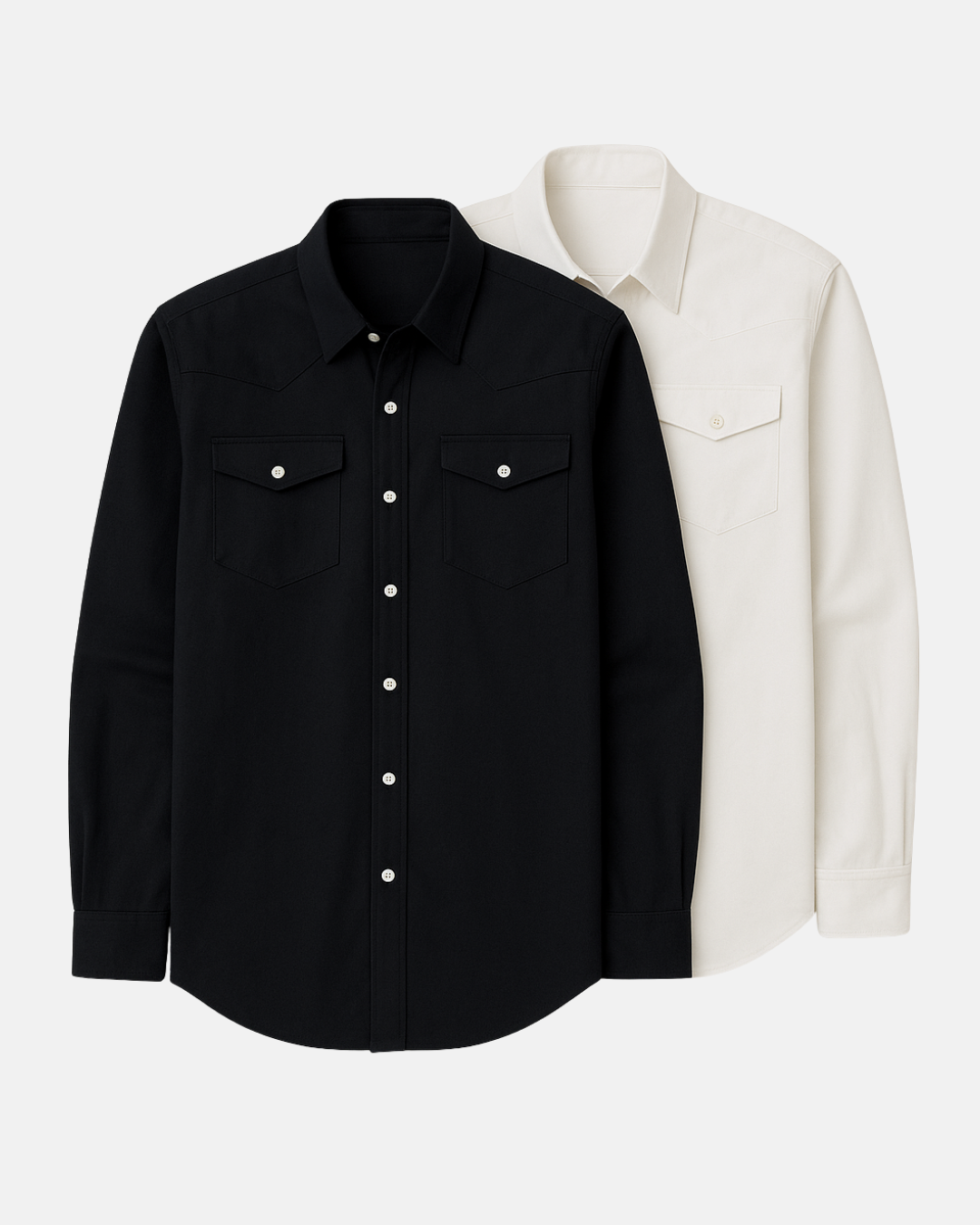 Buki’s Cinqo Western Tech Shirt 2-Pack - Black/White - Men
