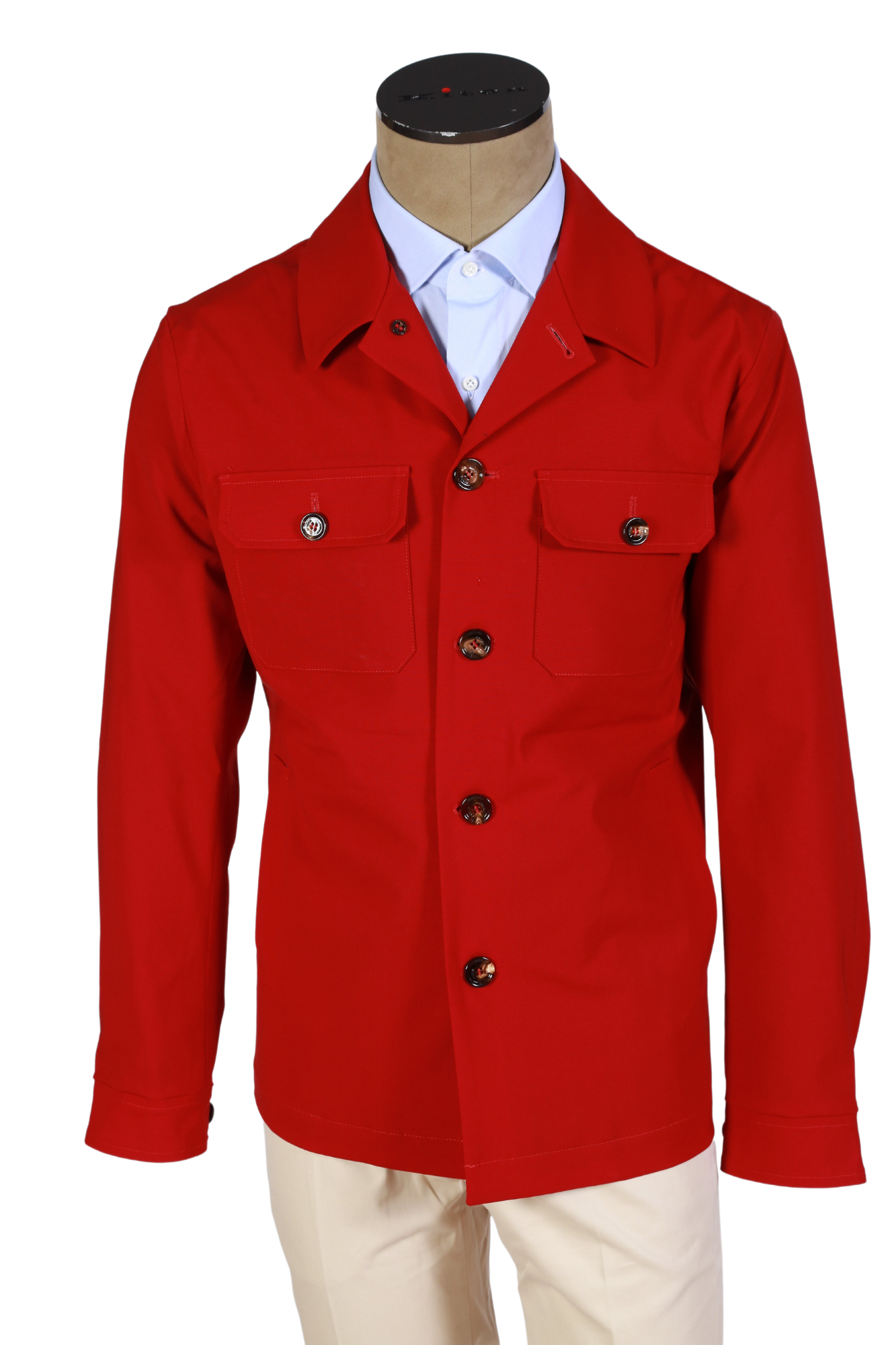 Kired by Kiton Solid Polyester-Wool Jacket