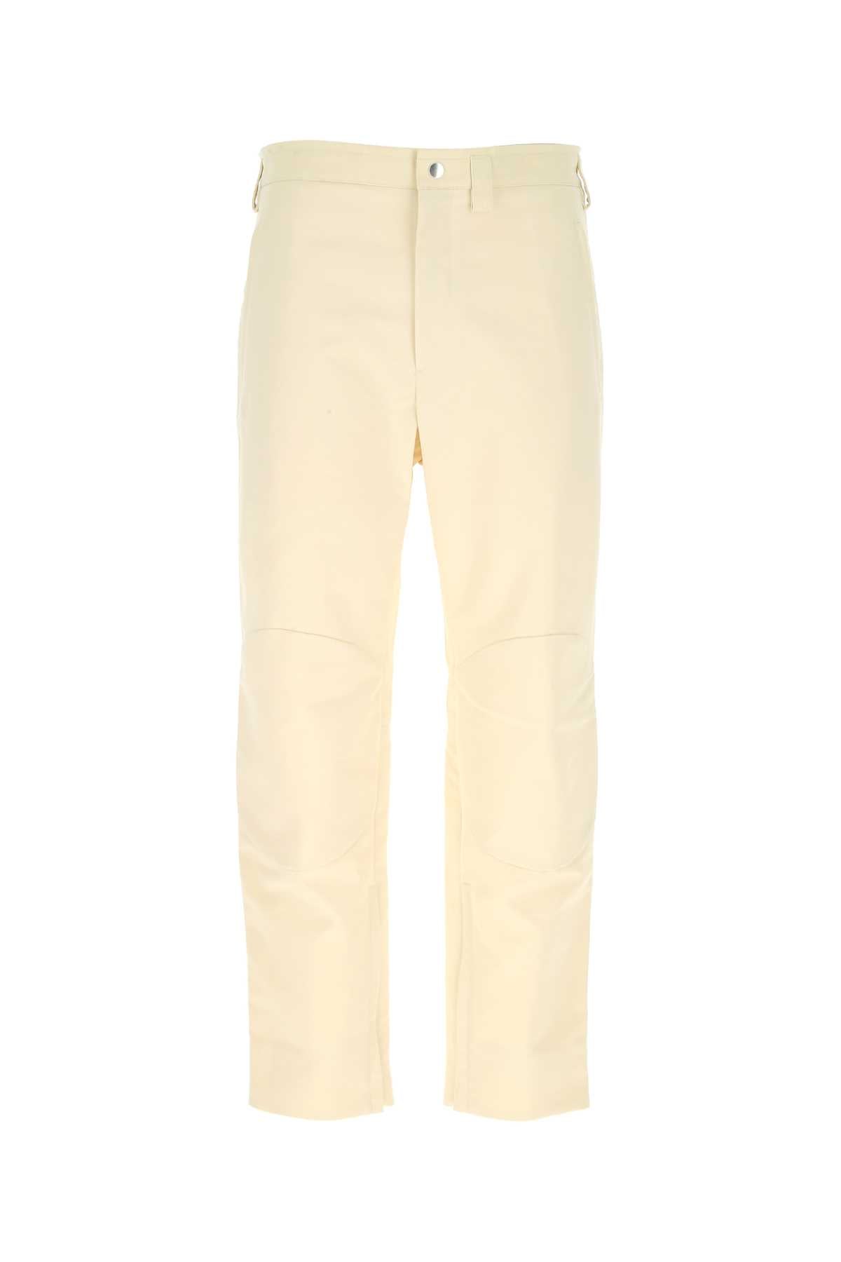 Jil Sander Men Ivory Cotton Pant