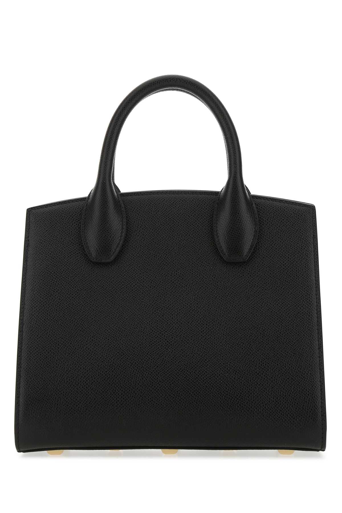 Salvatore Ferragamo Women Black Leather The Studio Handbag