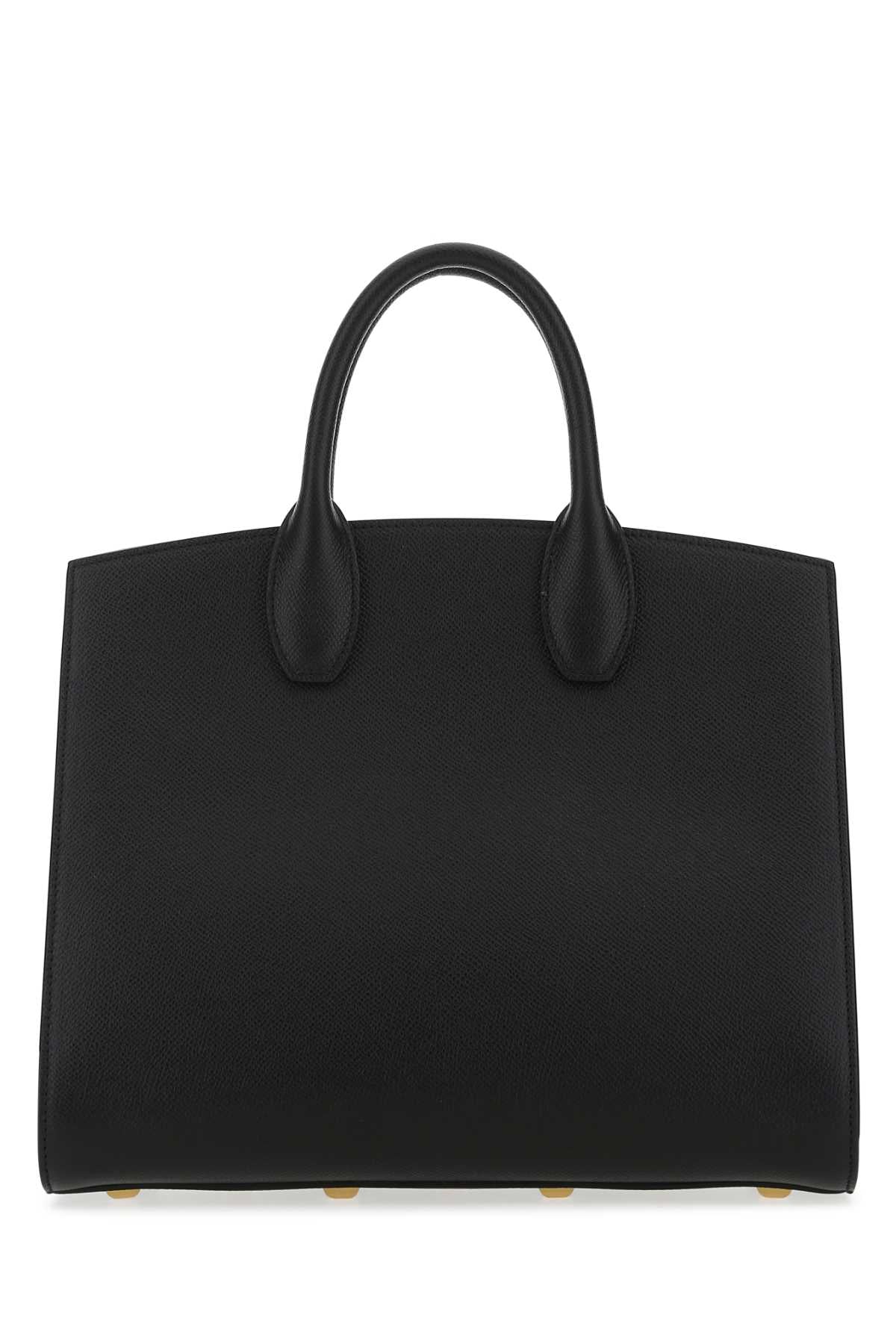 Salvatore Ferragamo Women Black Leather The Studio Handbag