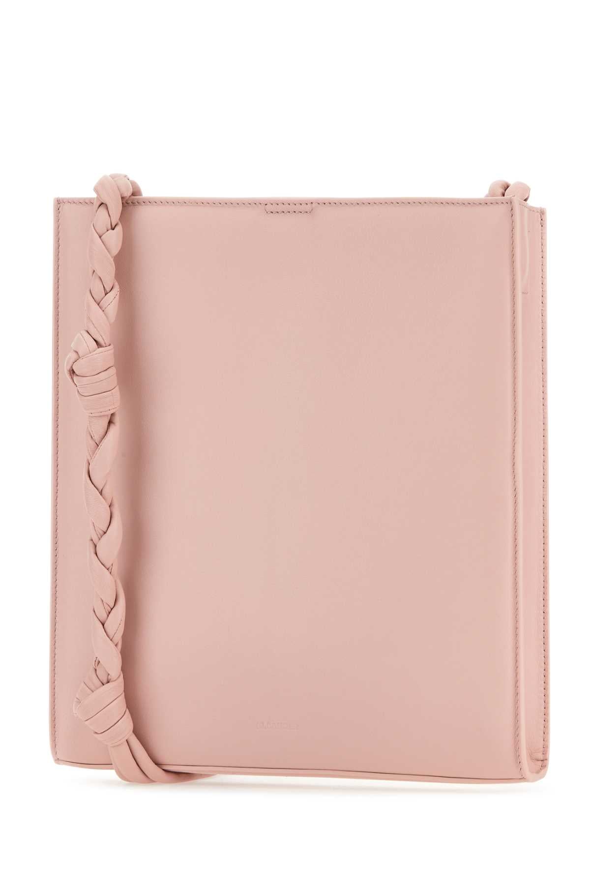 Jil Sander Women Pink Leather Tangle Shoulder Bag