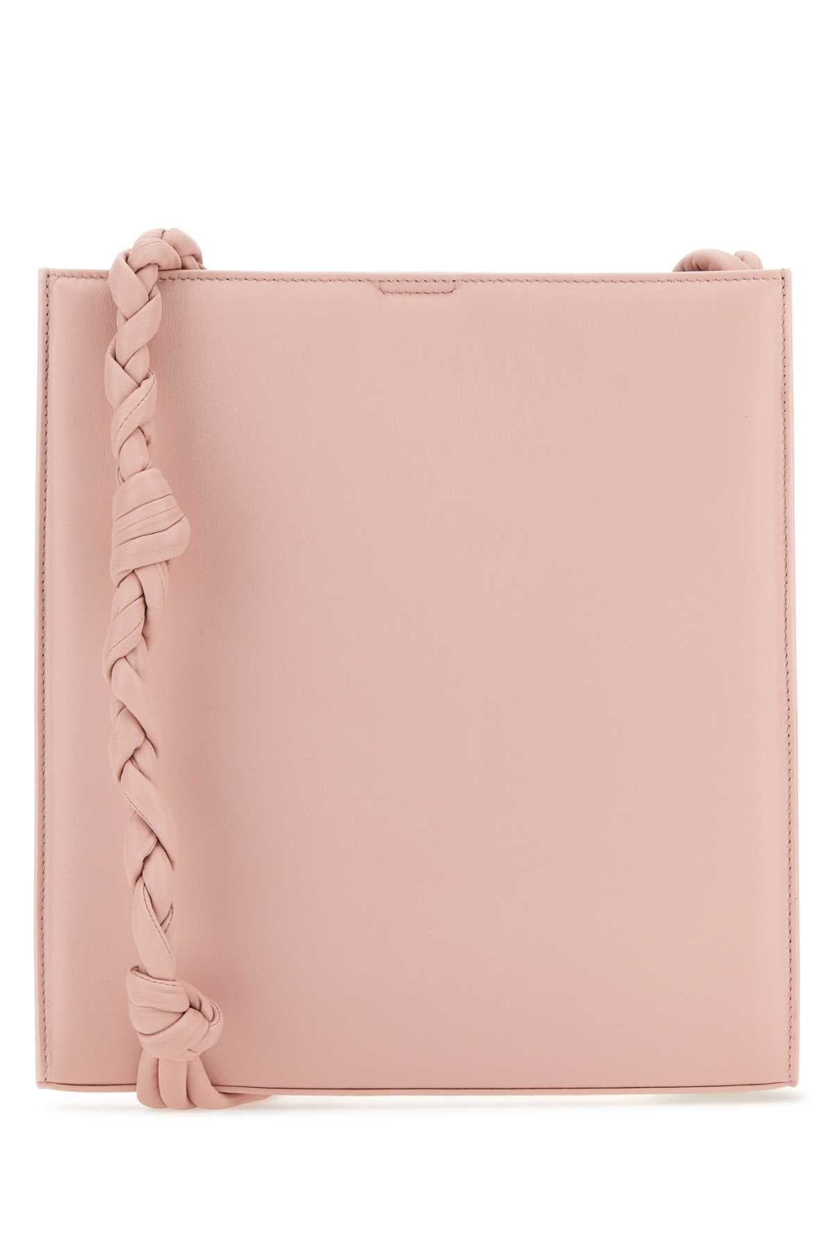 Jil Sander Women Pink Leather Tangle Shoulder Bag