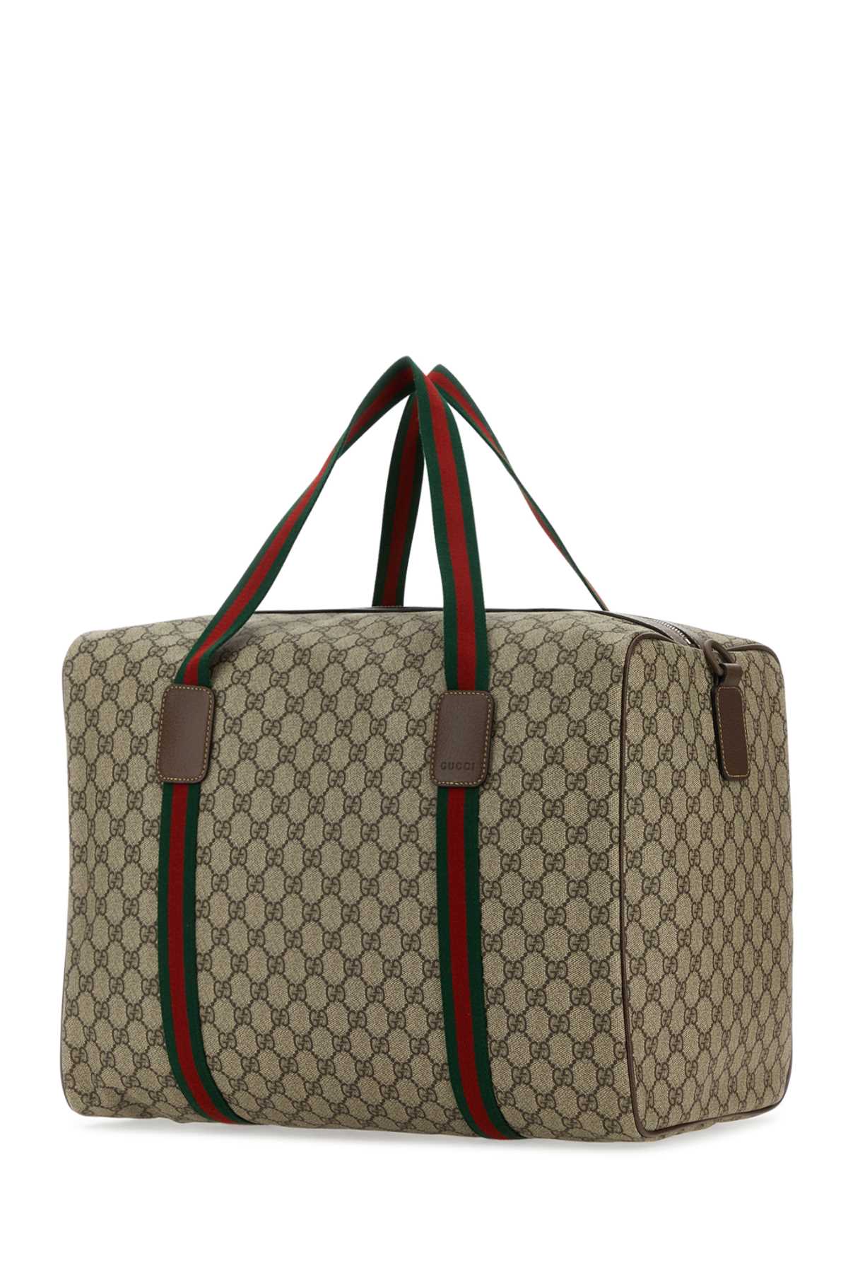 Gucci Men Gg Supreme Fabric Travel Bag