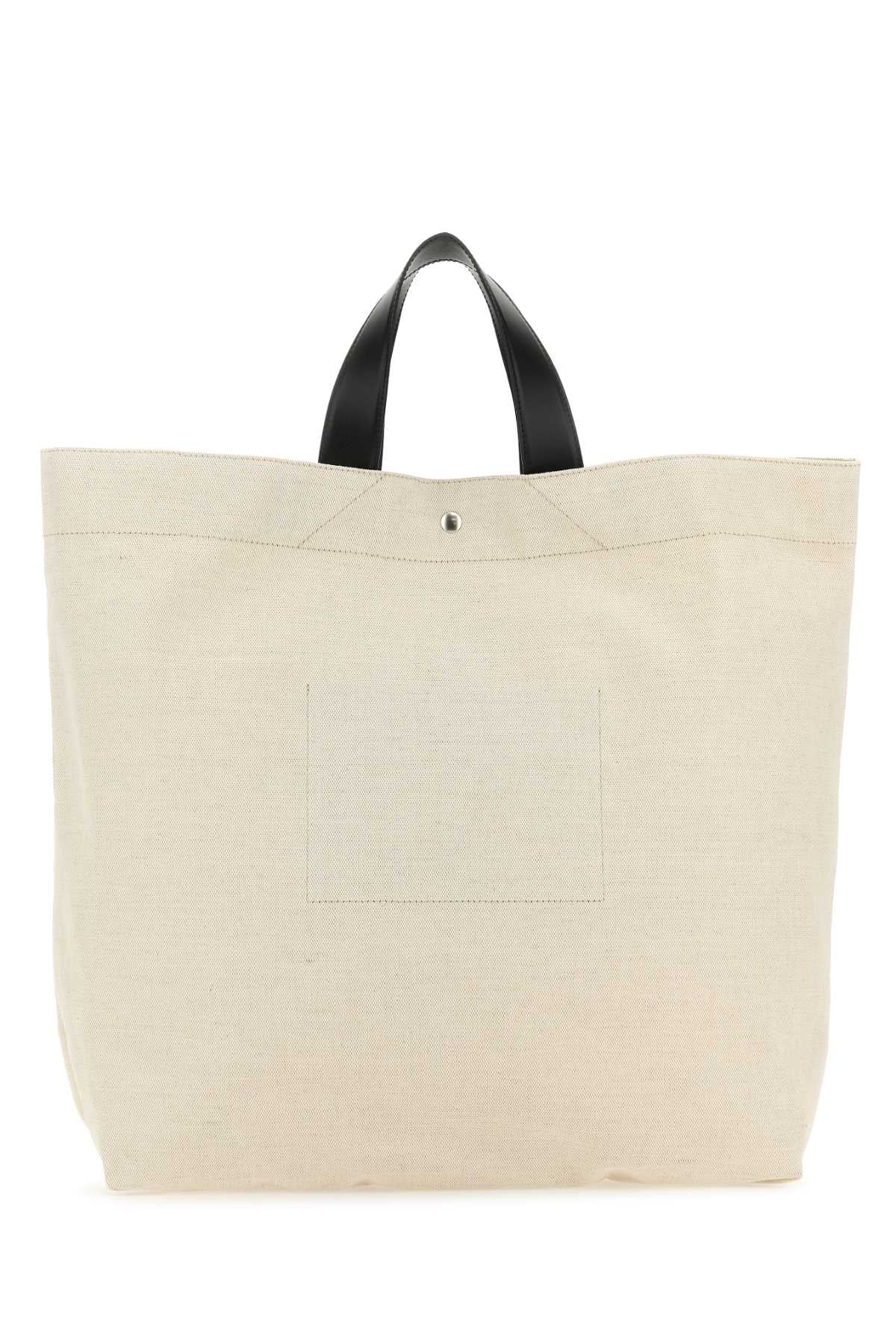 Jil Sander Women Sand Canvas Flat Shopping Bag