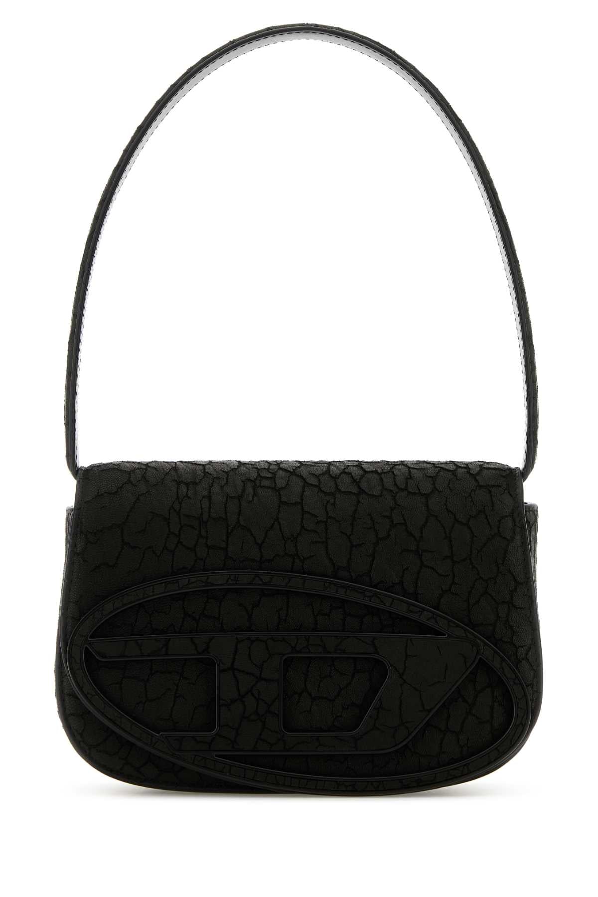 Diesel Women Black Leather 1Dr Shoulder Bag