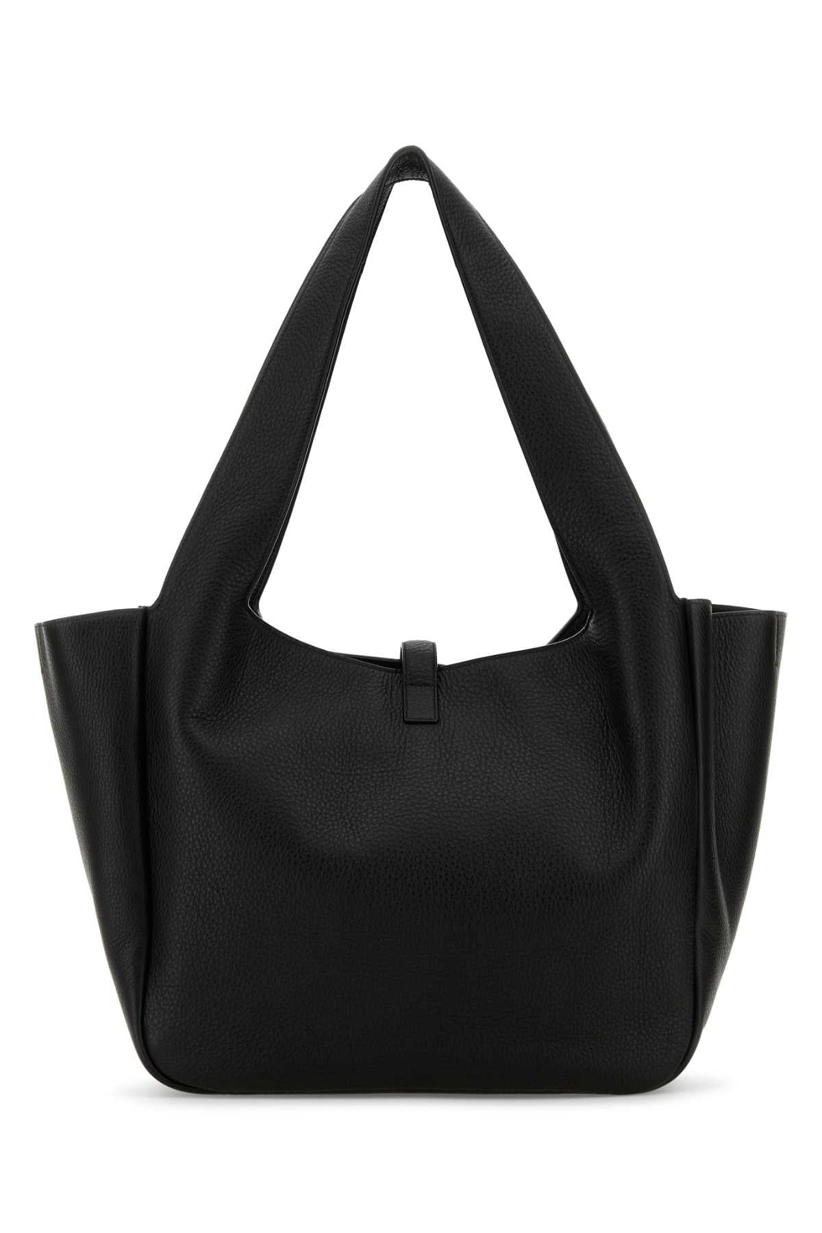 Saint Laurent Women Black Leather Le 5 Ã 7 Bea Shopping Bag