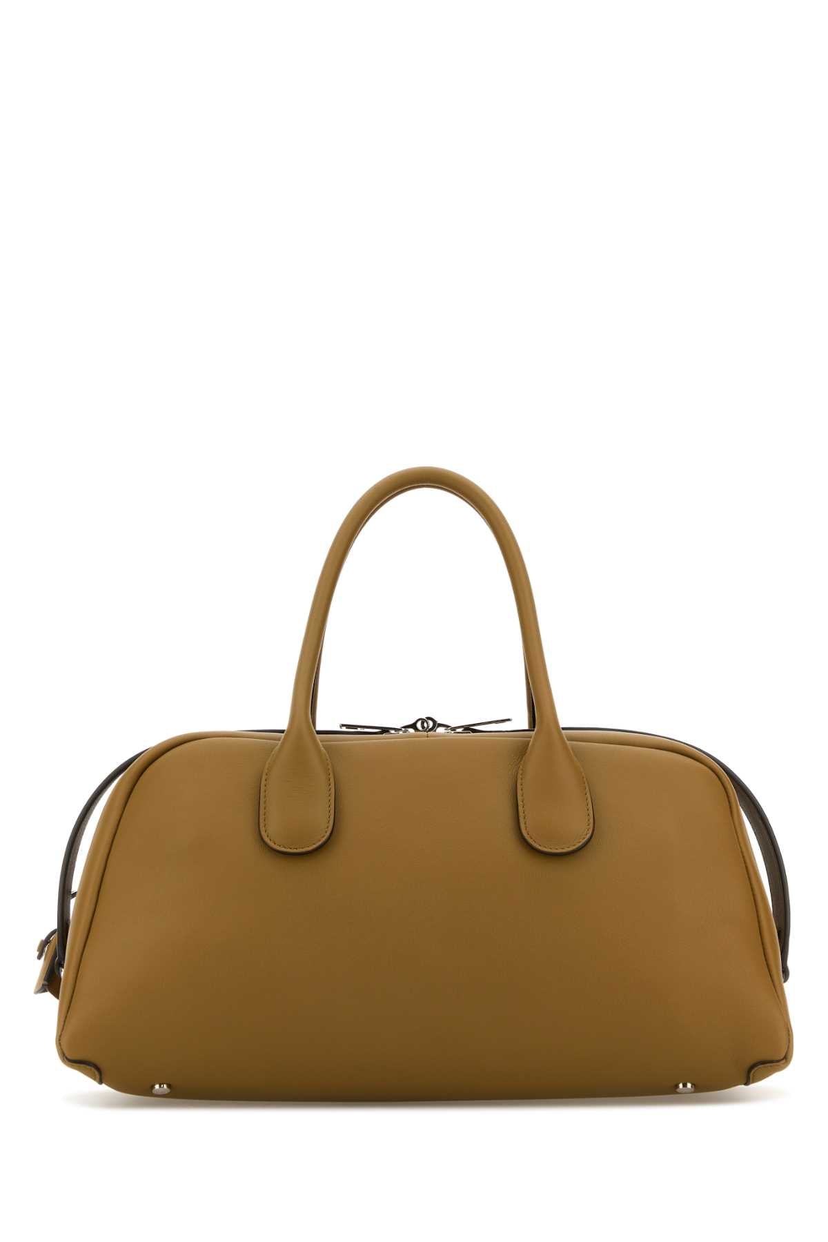 Tod's Women Khaki Leather Medium Darsena Handbag