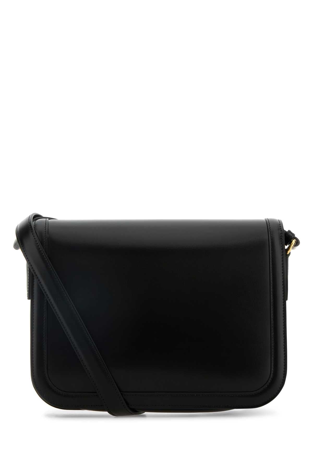 Valentino Garavani Men Black Leather 9To5 Shoulder Bag