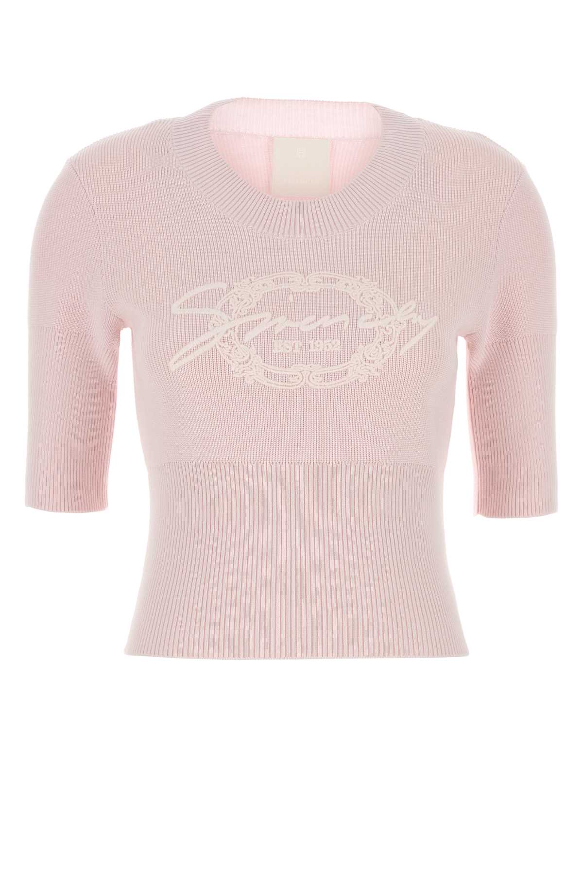 Givenchy Women Pastel Pink Cotton Blend Sweater