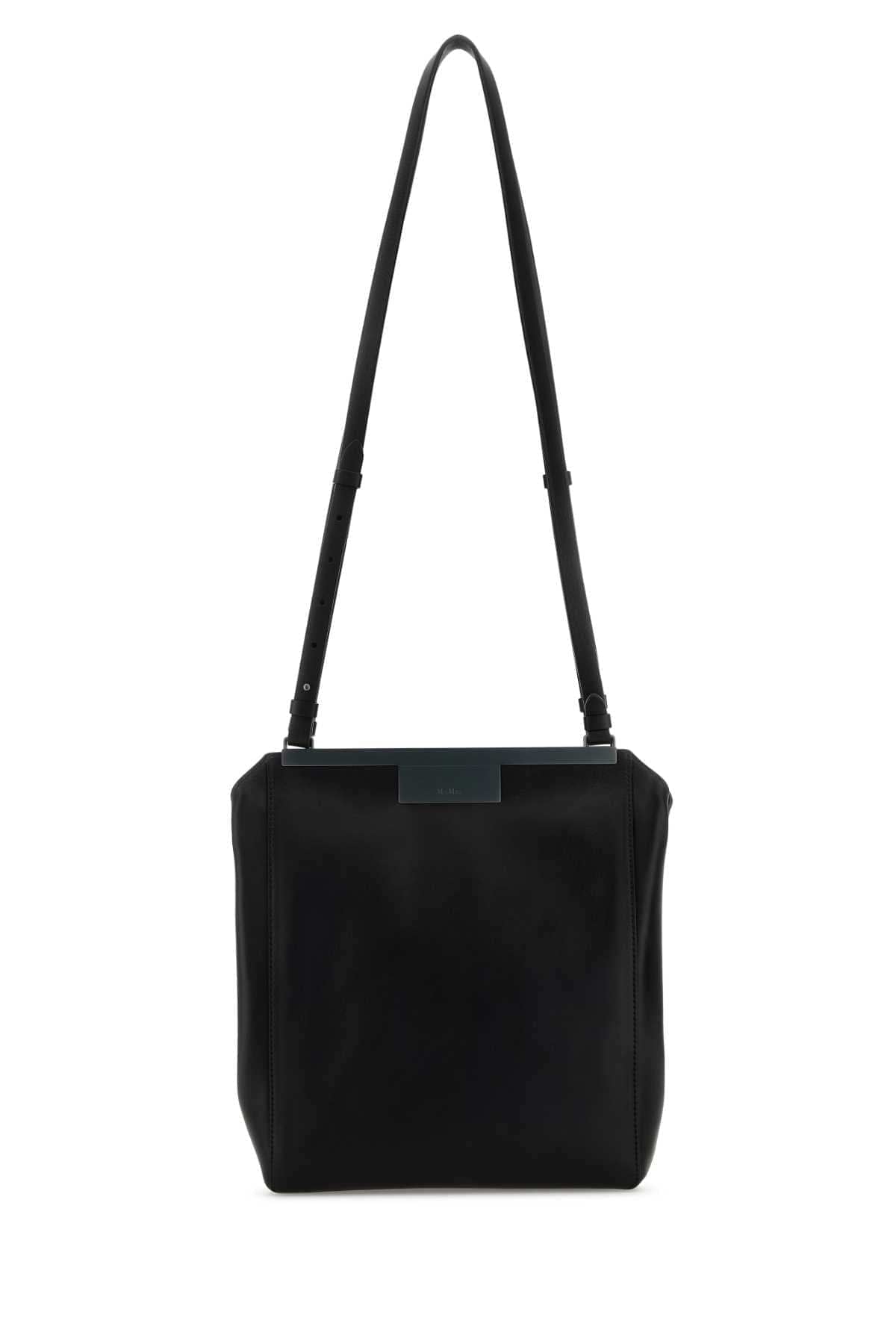Max Mara Women Black Leather Mmsummer Shoulder Bag